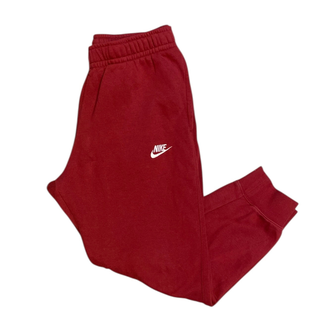 Nike Sportswear Club Fleece Red Sweatpants