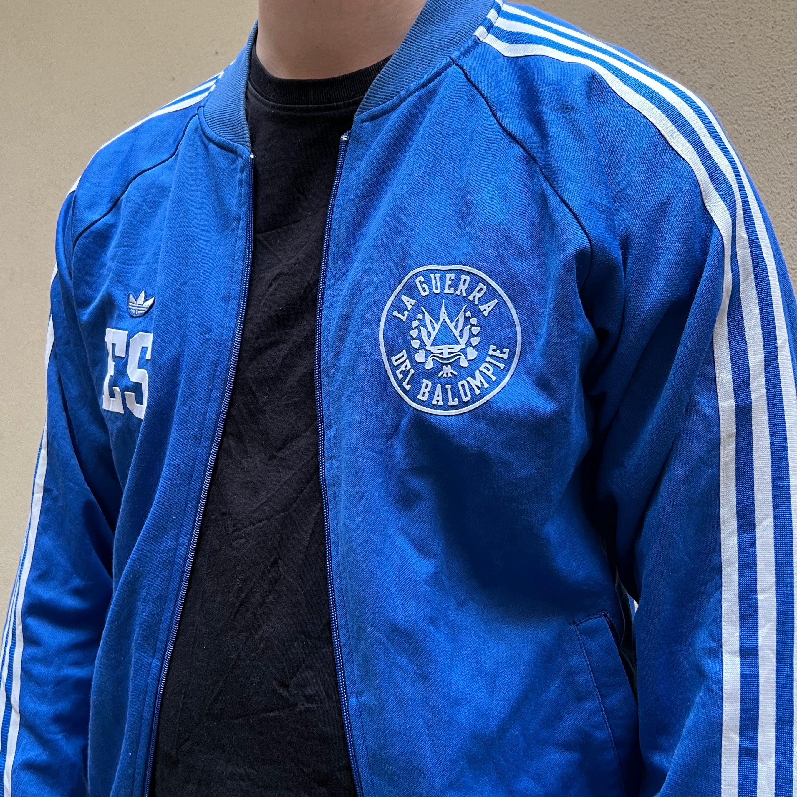 Vintage Adidas El Salvador Blue Track Top