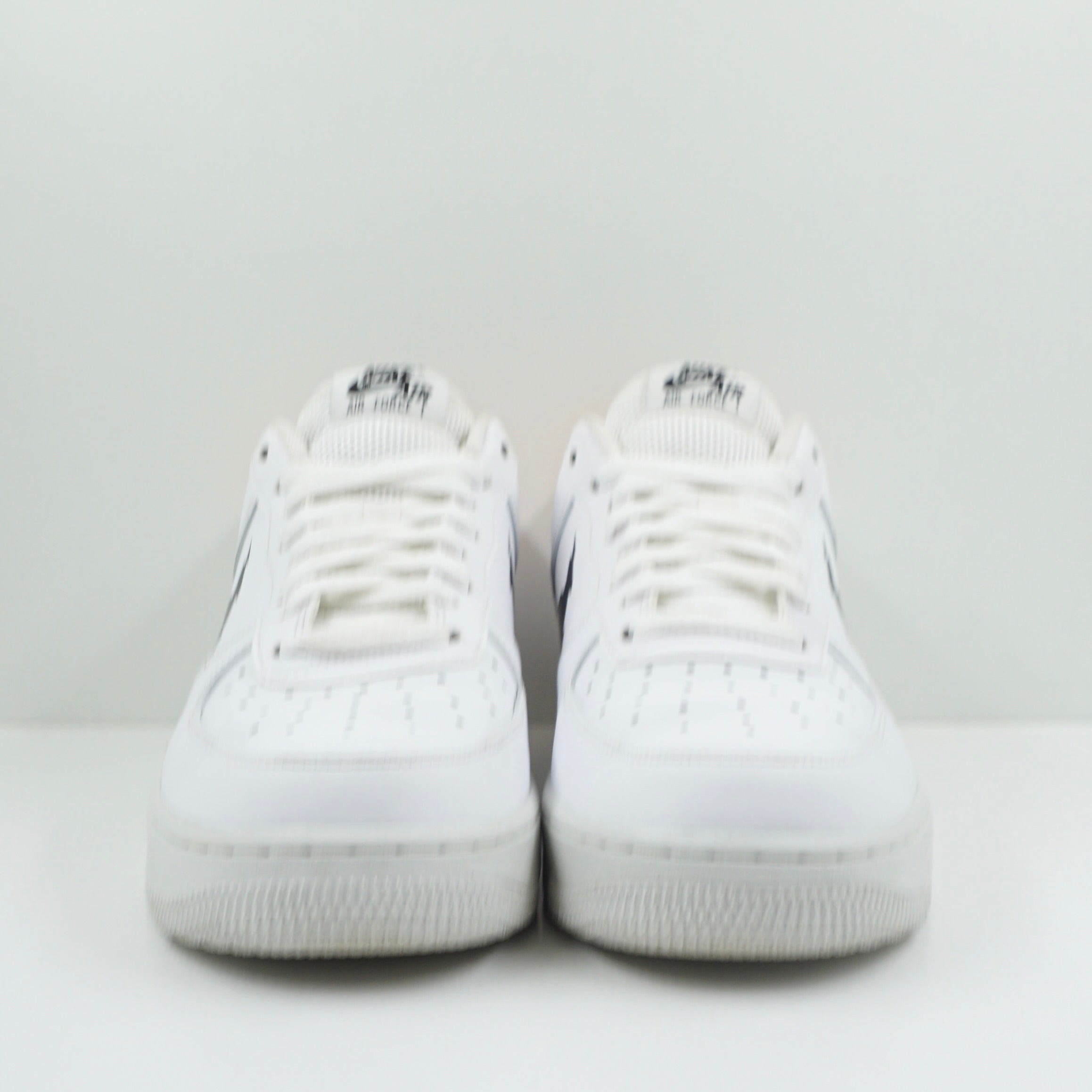 Nike Air Force 1 Low '07 Glitch Swoosh White Orange