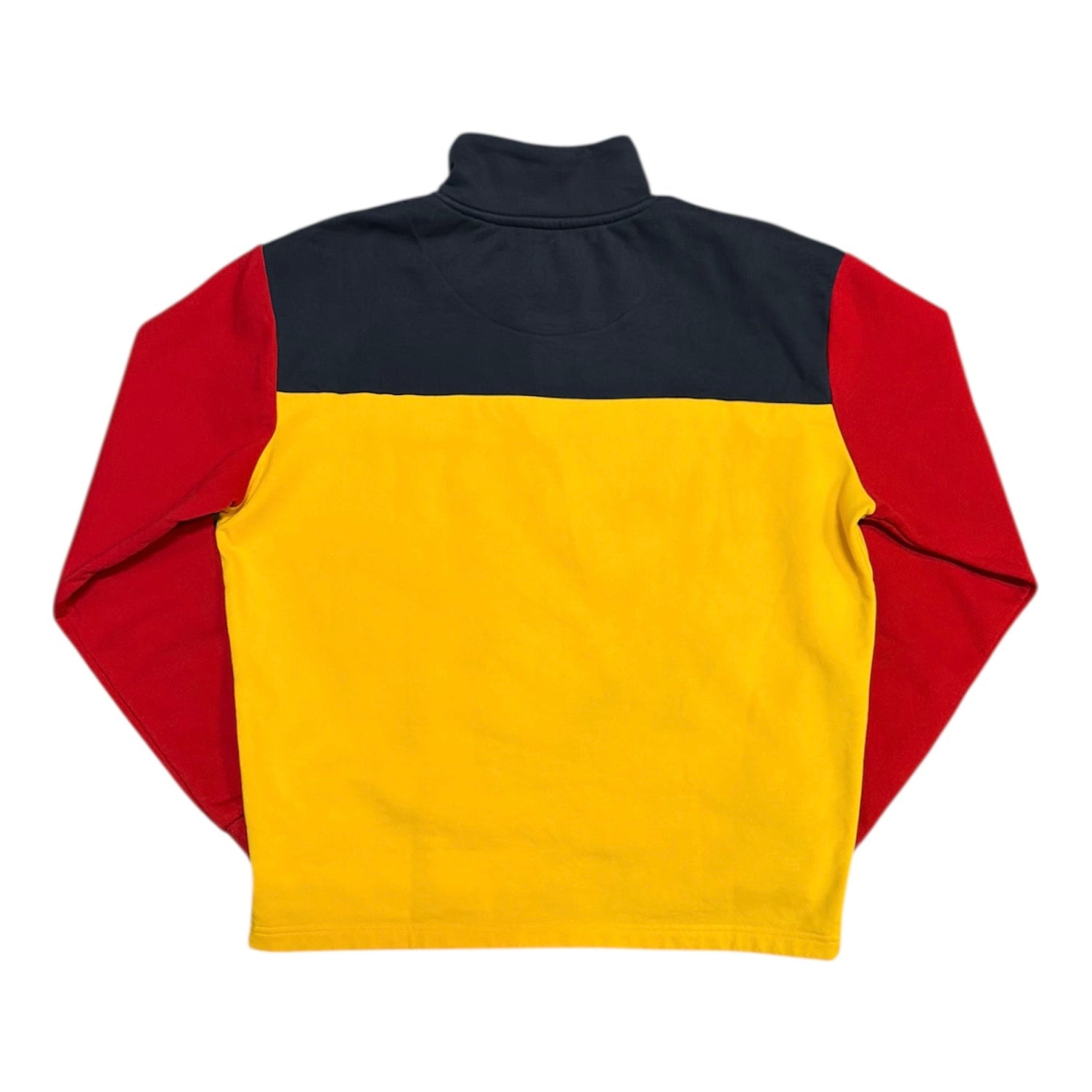 Karl Kani Quarter Zip Multi Panel Pullover Sweatshirt