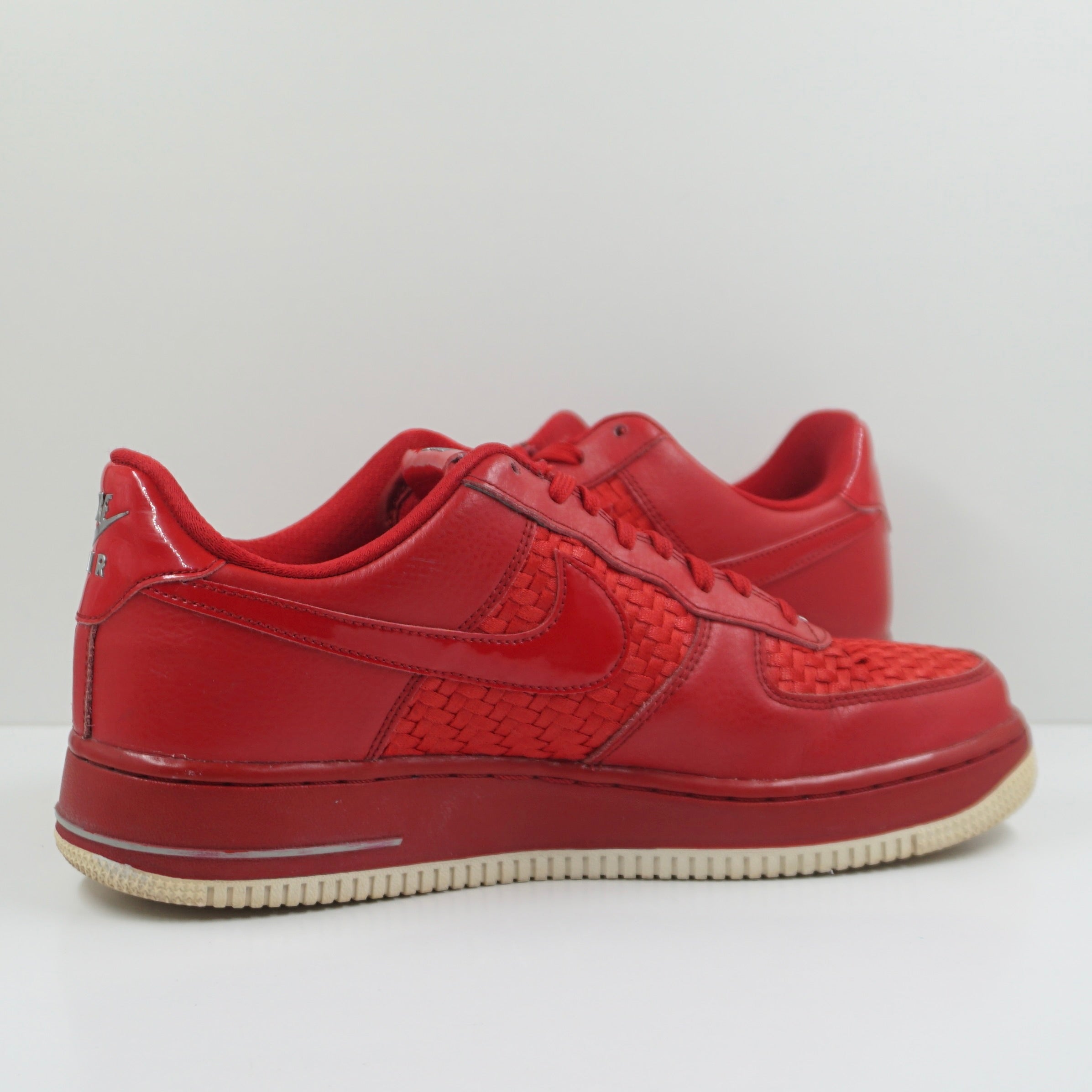 Nike Air Force 1 Low '07 LV8 Woven Gym Red White Chrome