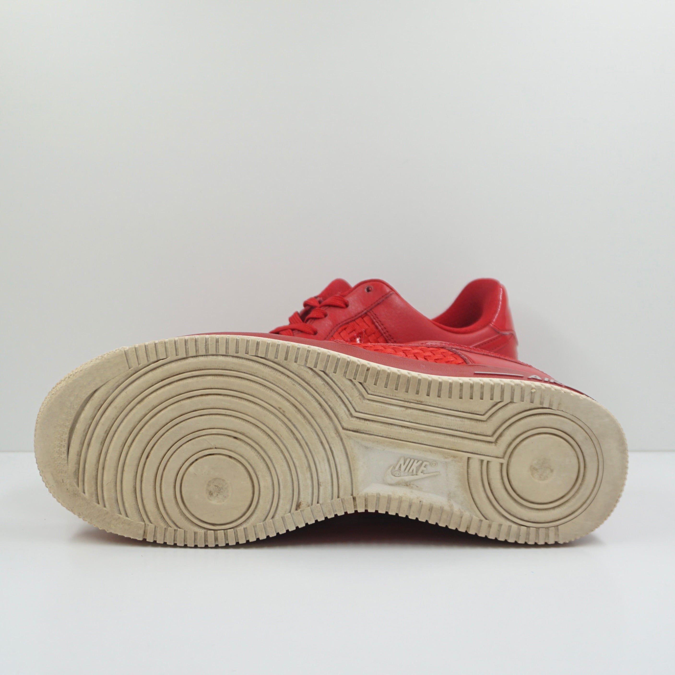 Nike Air Force 1 Low '07 LV8 Woven Gym Red White Chrome