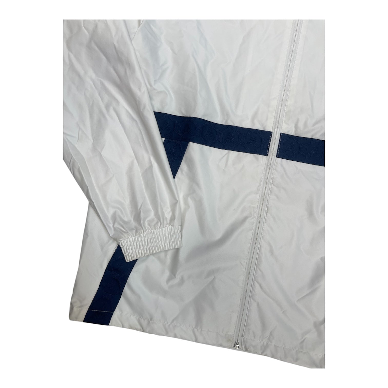 Adidas Tango White Navy Windbreaker Jacket Sample