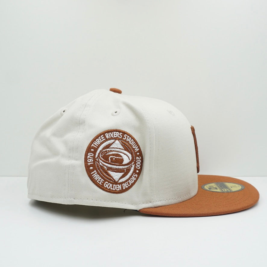 New Era Pittsburgh Pirates Beige Crown Fitted Cap