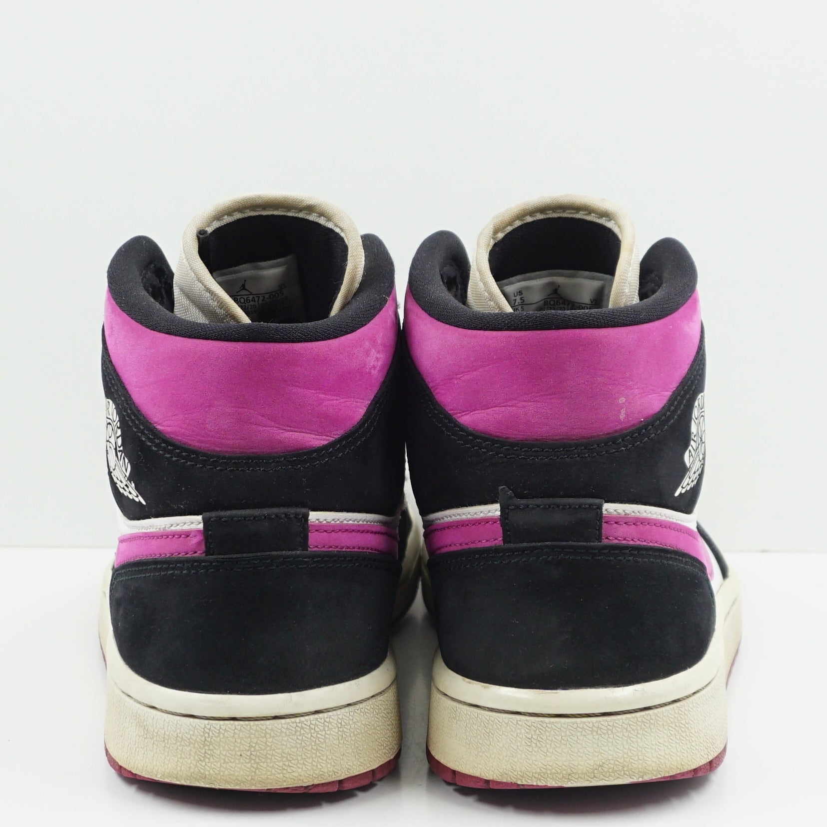 Jordan 1 Mid Magenta Black White (W)
