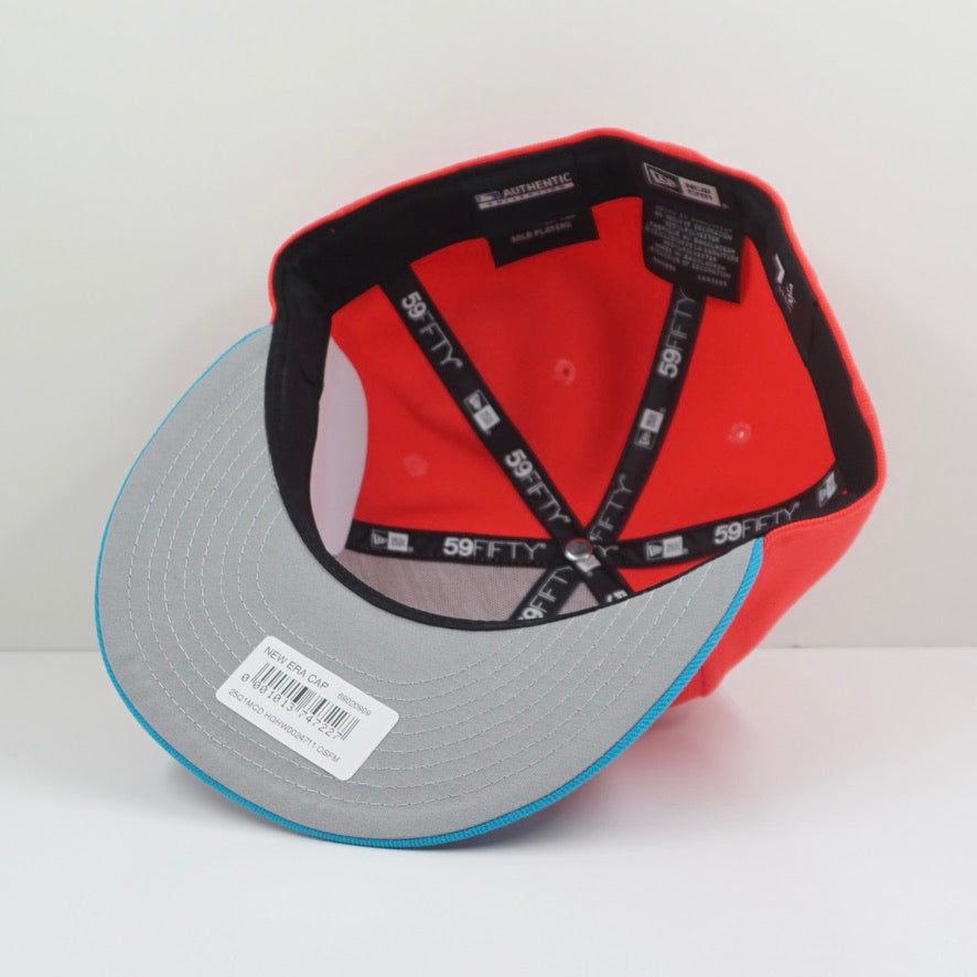 New Era Gwinnett Stripers Authentic Collection Red Blue Fitted Cap
