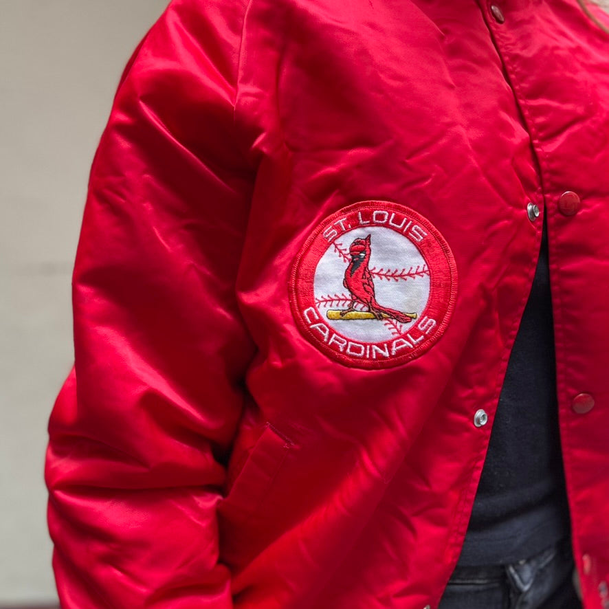 ST Louis Cardinals Satin Jacket