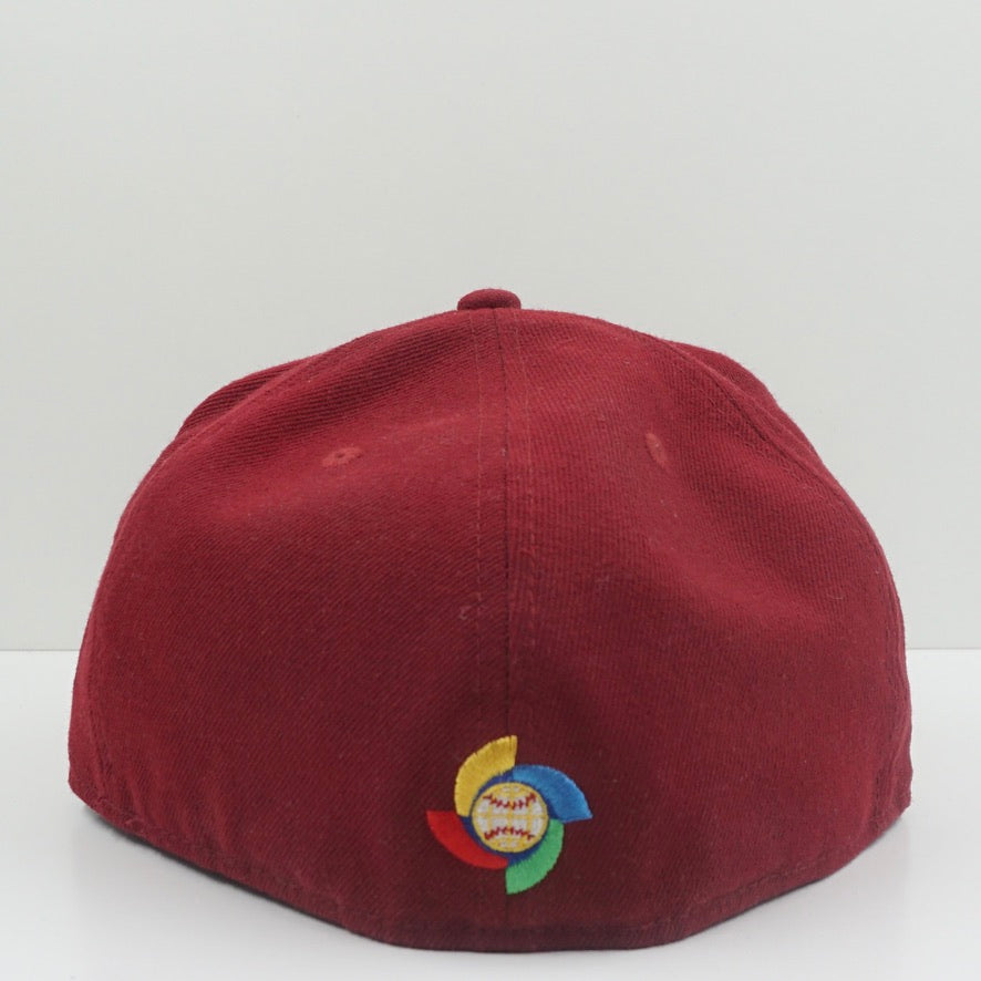 New Era World Baseball Classic Venezuela Maroon Fitted Cap