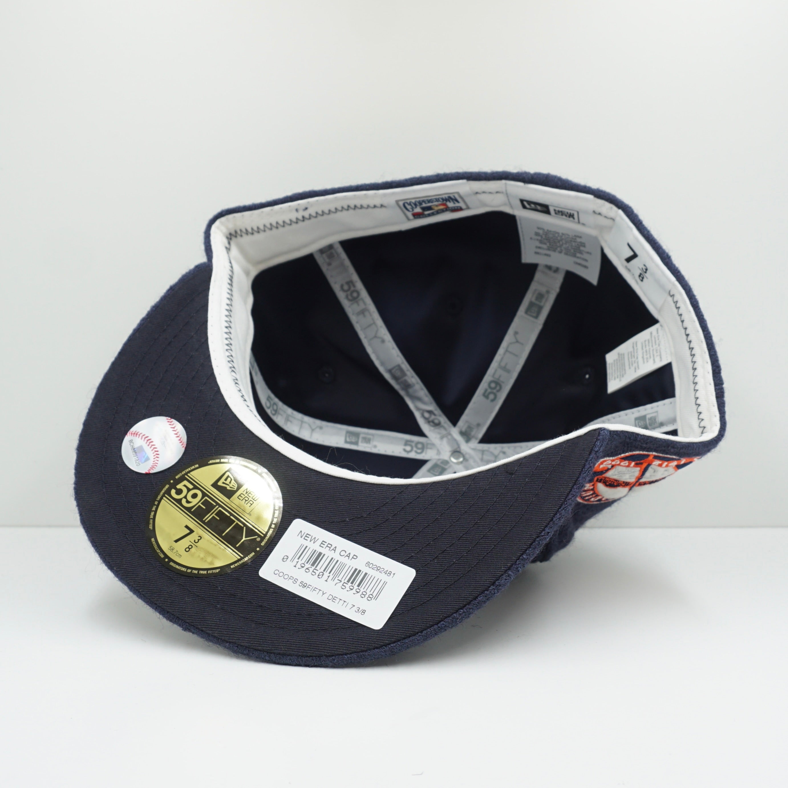 New Era Cooperstown Detroit Tigers Navy Fitted Cap