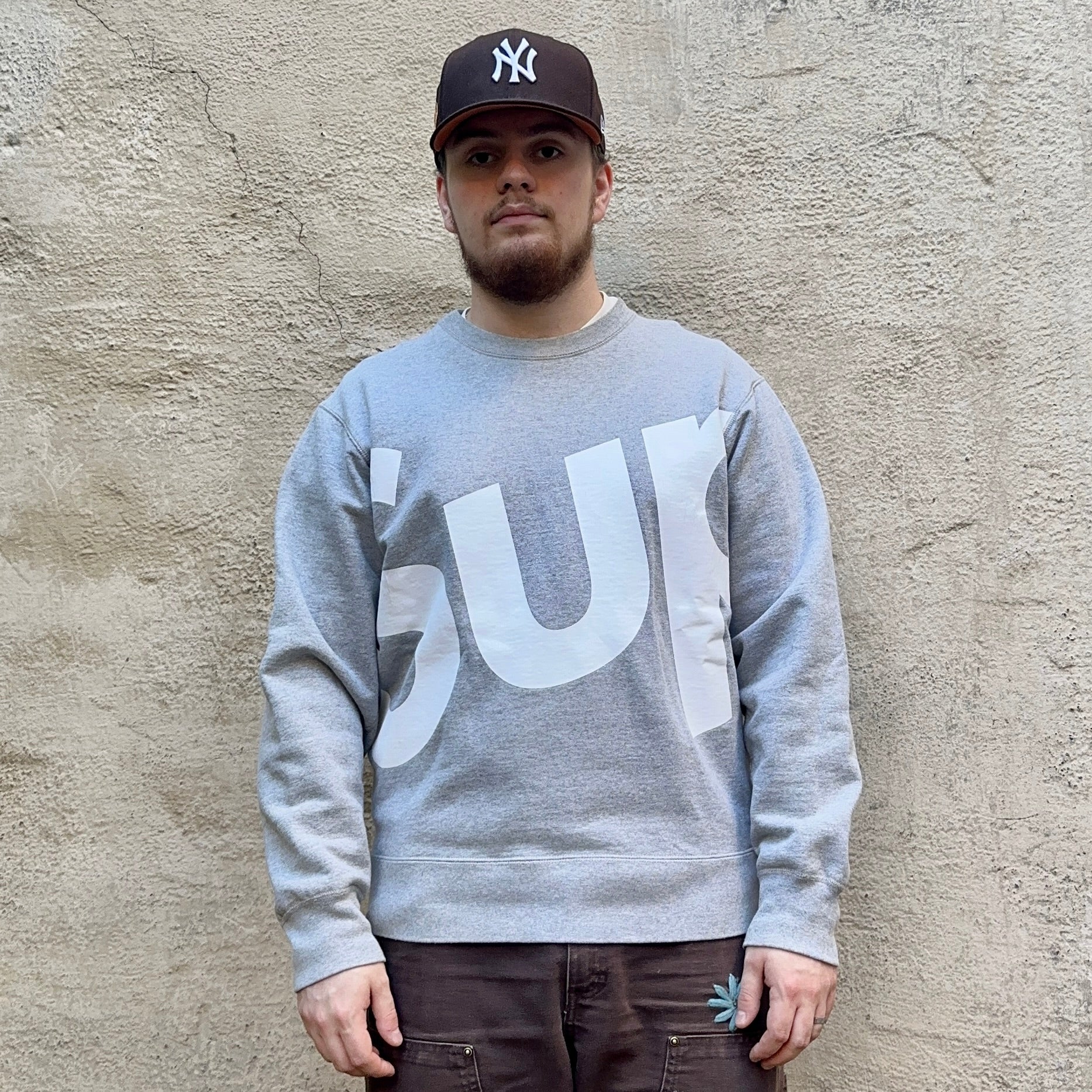 Supreme SS13 SUP Grey Sweatshirt