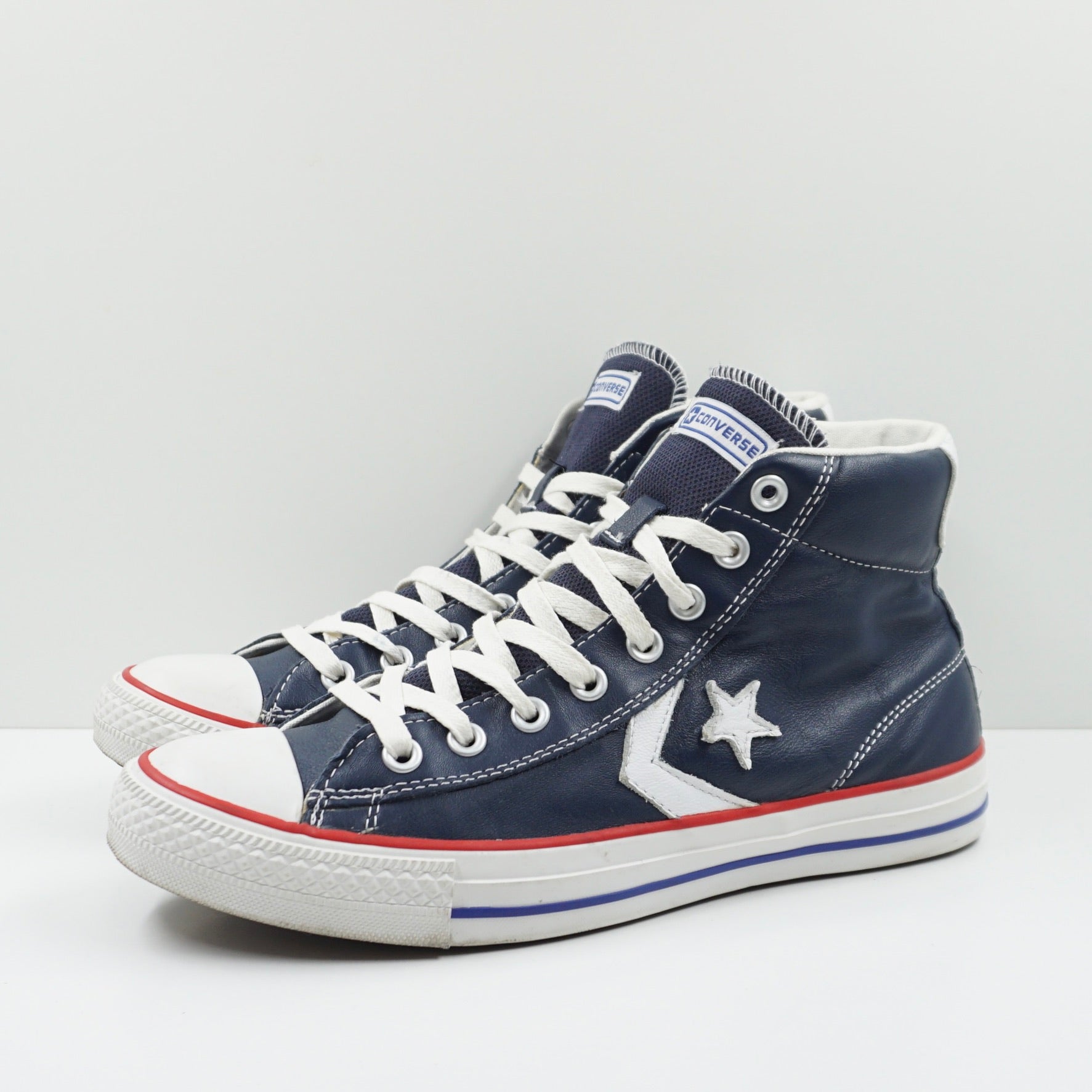 Converse Chuck Taylor All Star Leather Star Player High Navy