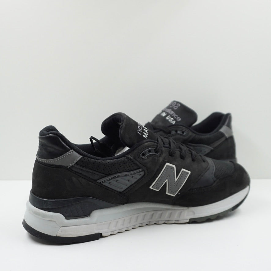 New Balance 998 Made in USA Black Grey