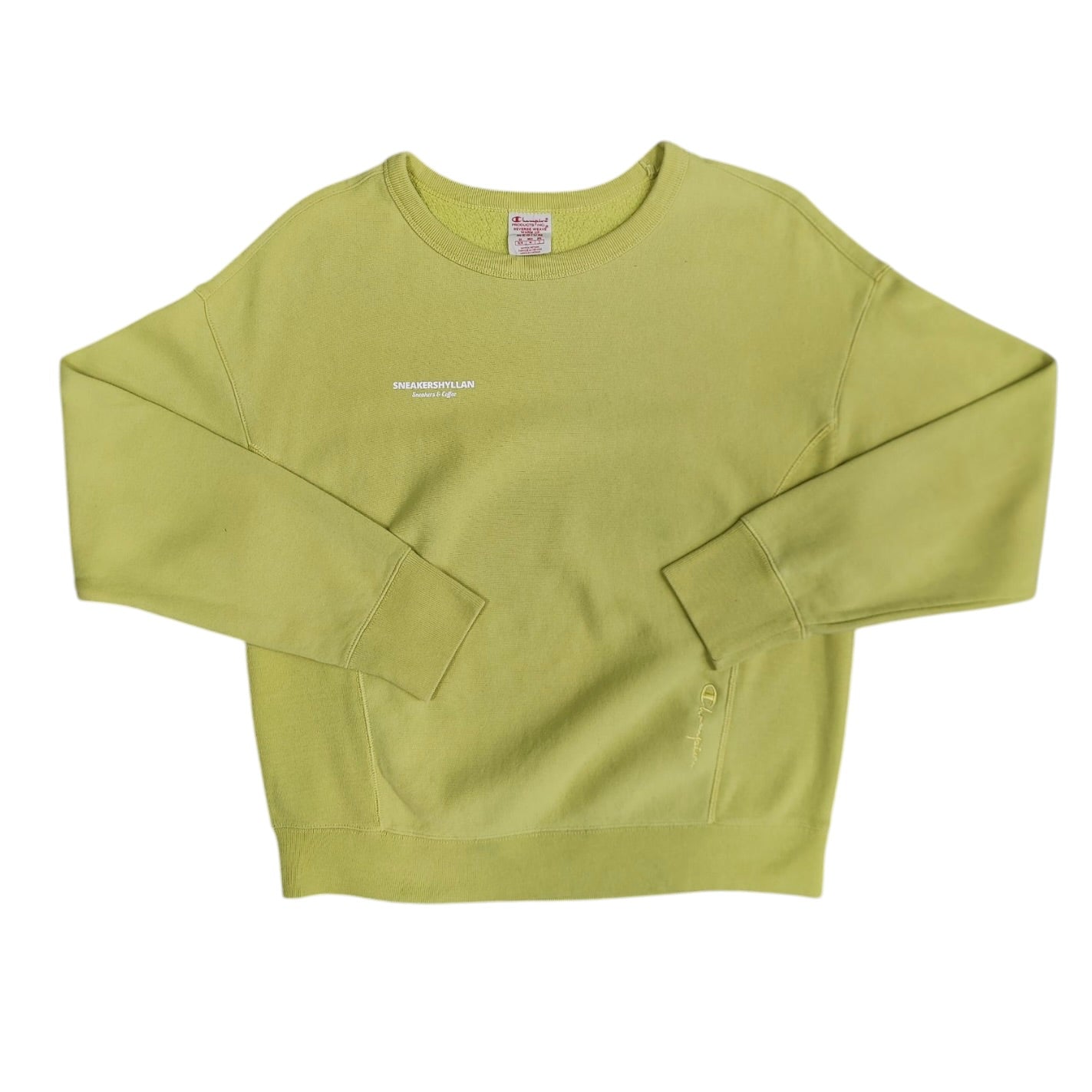 Sneakershyllan Champion Reverse Weave Reworked Green Sweatshirt (W)