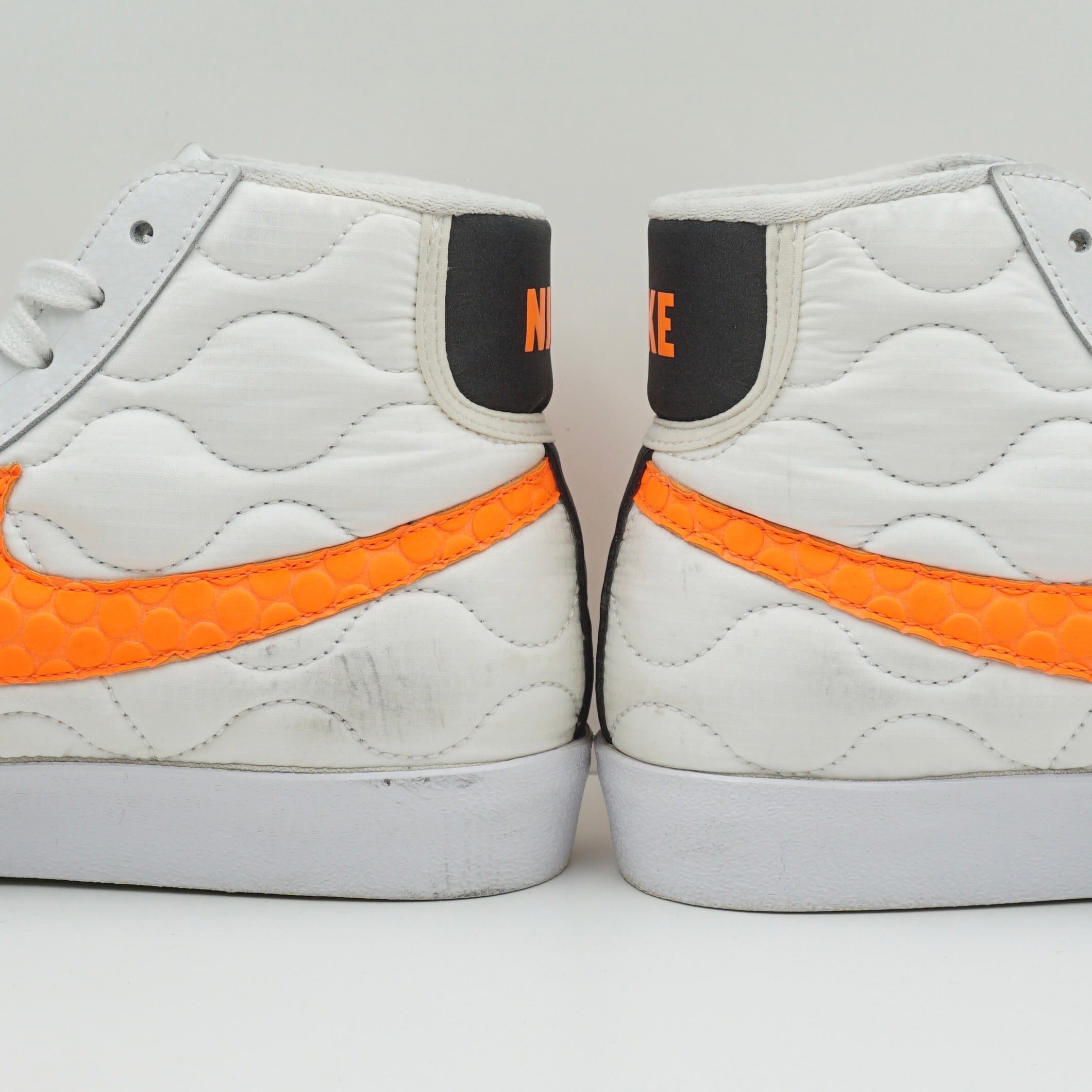 Nike Blazer High ID White Orange