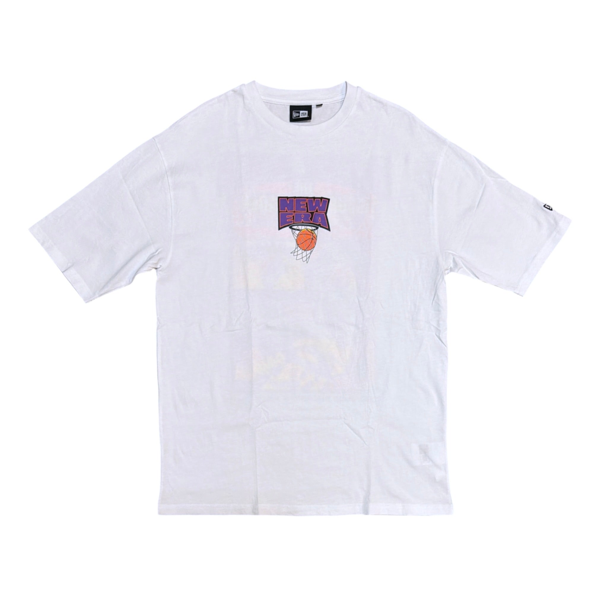 New Era Location The Court Crusader Oversized White Tshirt