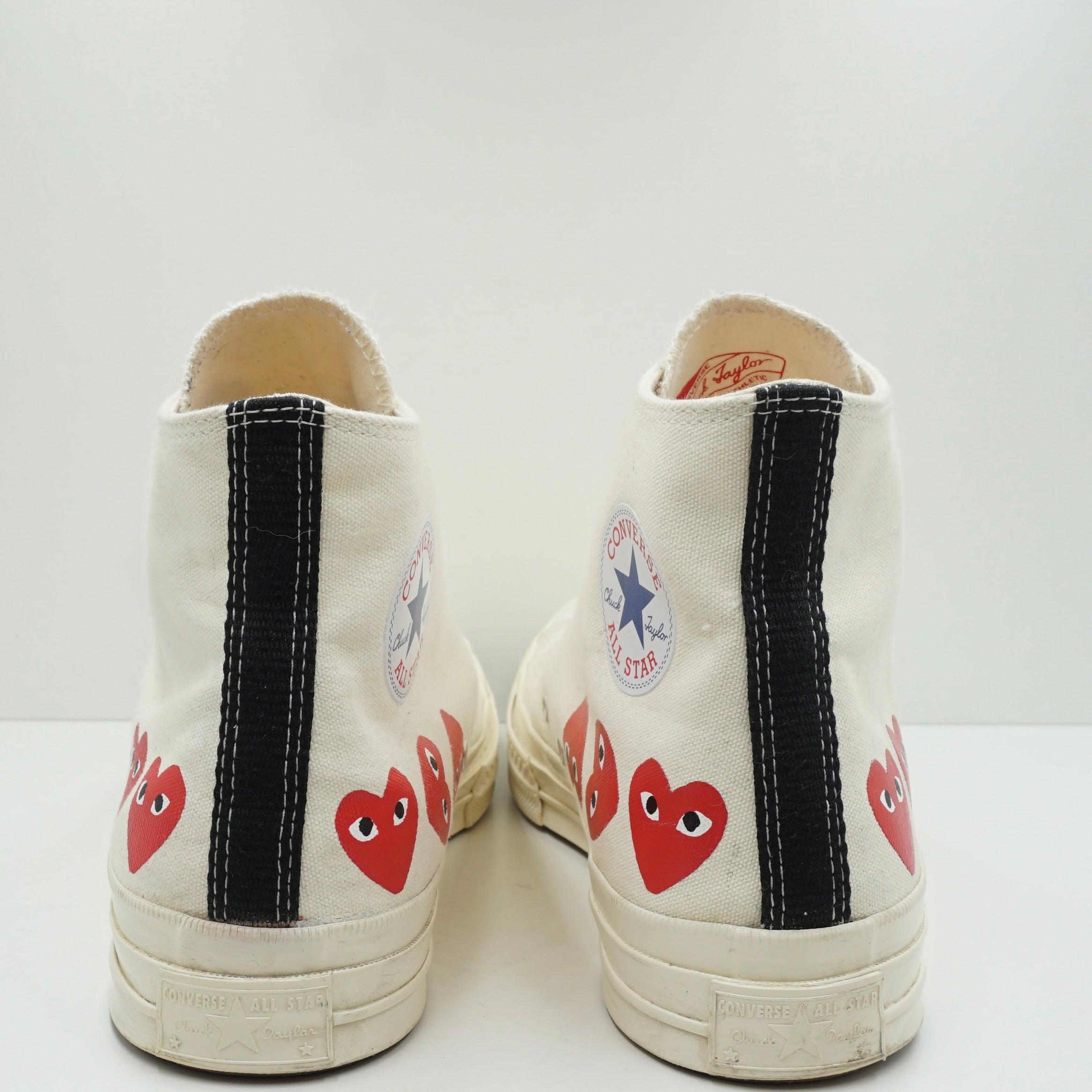 Comme Des Garçons Play Converse Chuck Taylor 70 High Beige