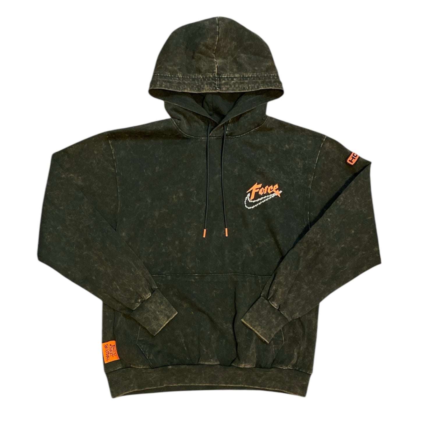 Nike Black Dri-Fit Acid Wash Hoodie