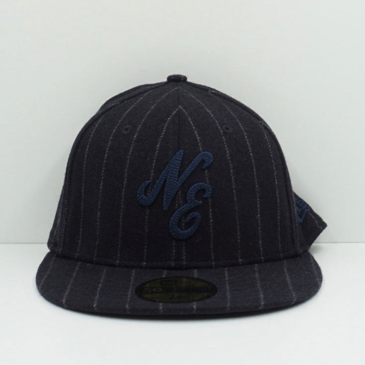 New Era Logo Navy Fitted Cap