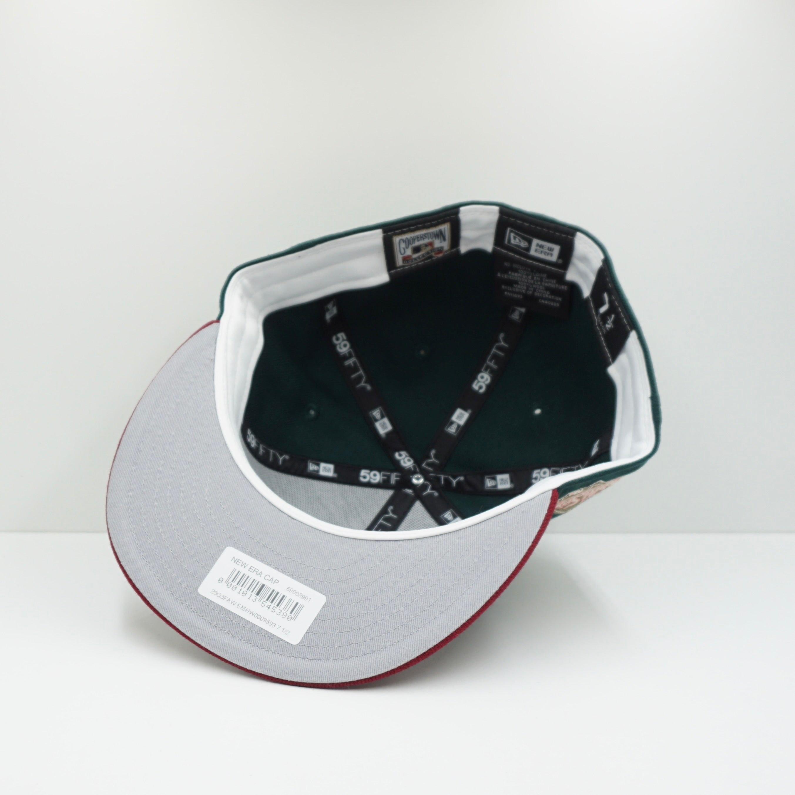 New Era Cooperstown Los Angeles Dodgers Green/Red Fitted Cap