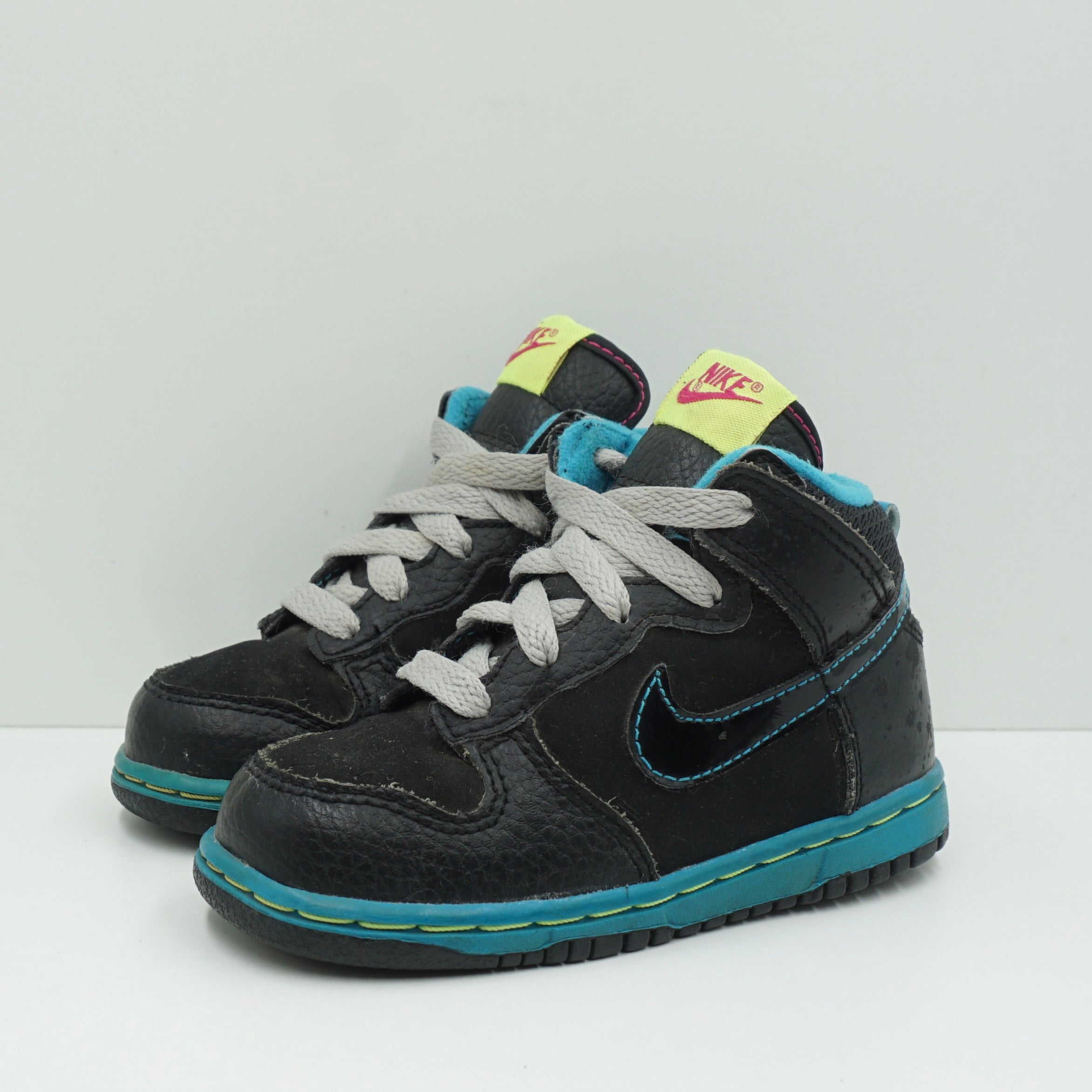 Nike Dunk High Black Fireberry Toddler
