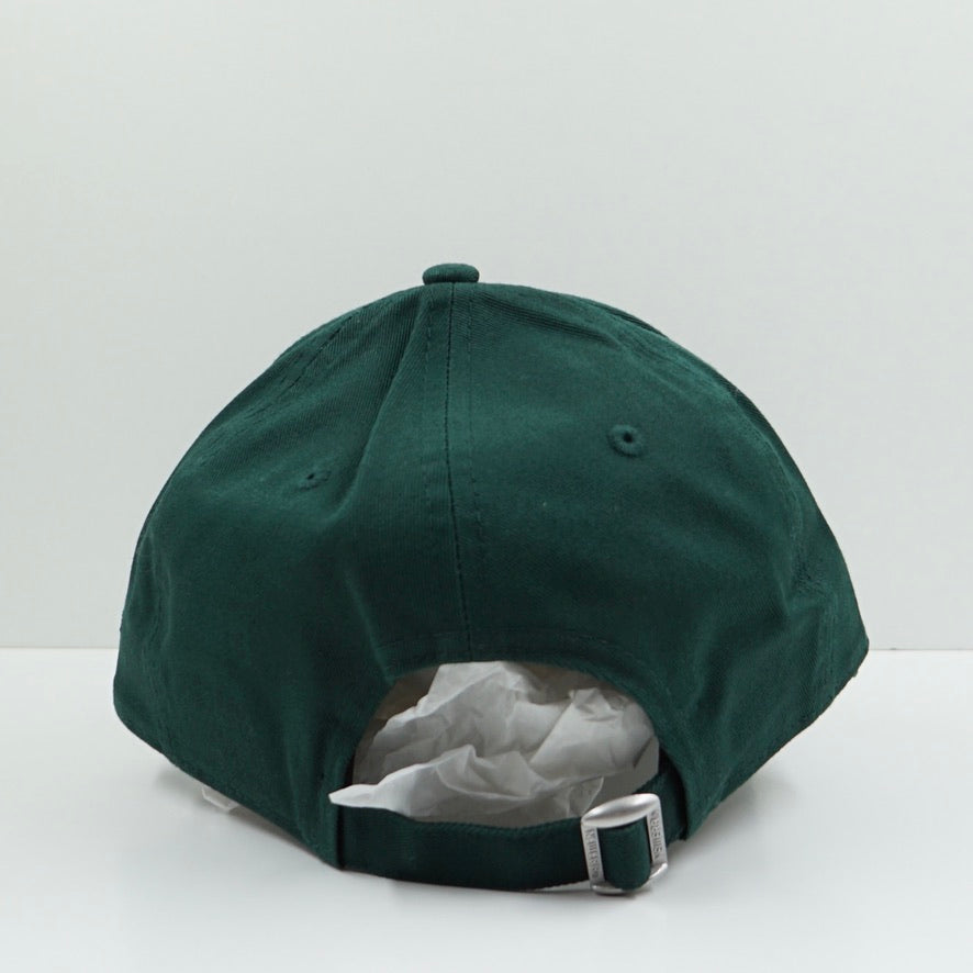 New Era Check Infill MLB Yankees Green Adjustable Cap