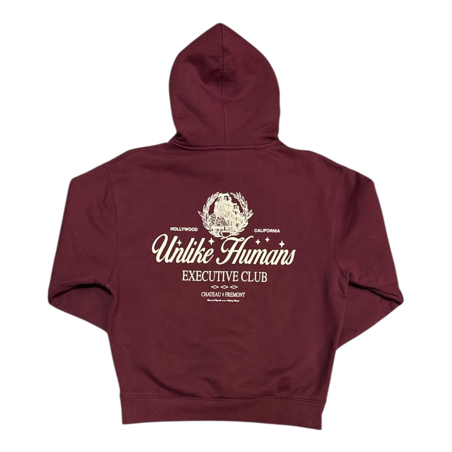 Unlike Humans Executive Club Bordeaux Hoodie
