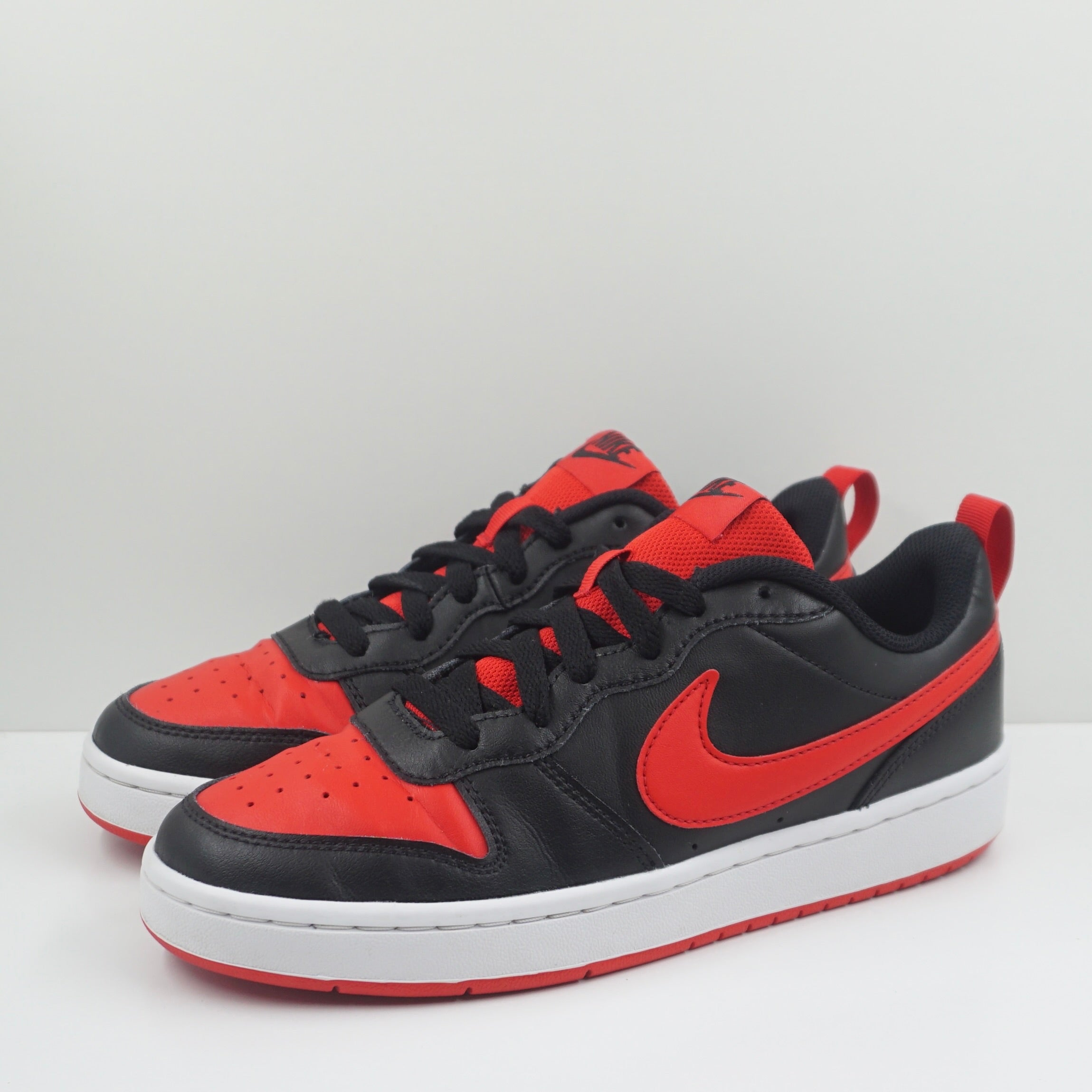 Nike Court Borough Low 2 Black University Red (GS)