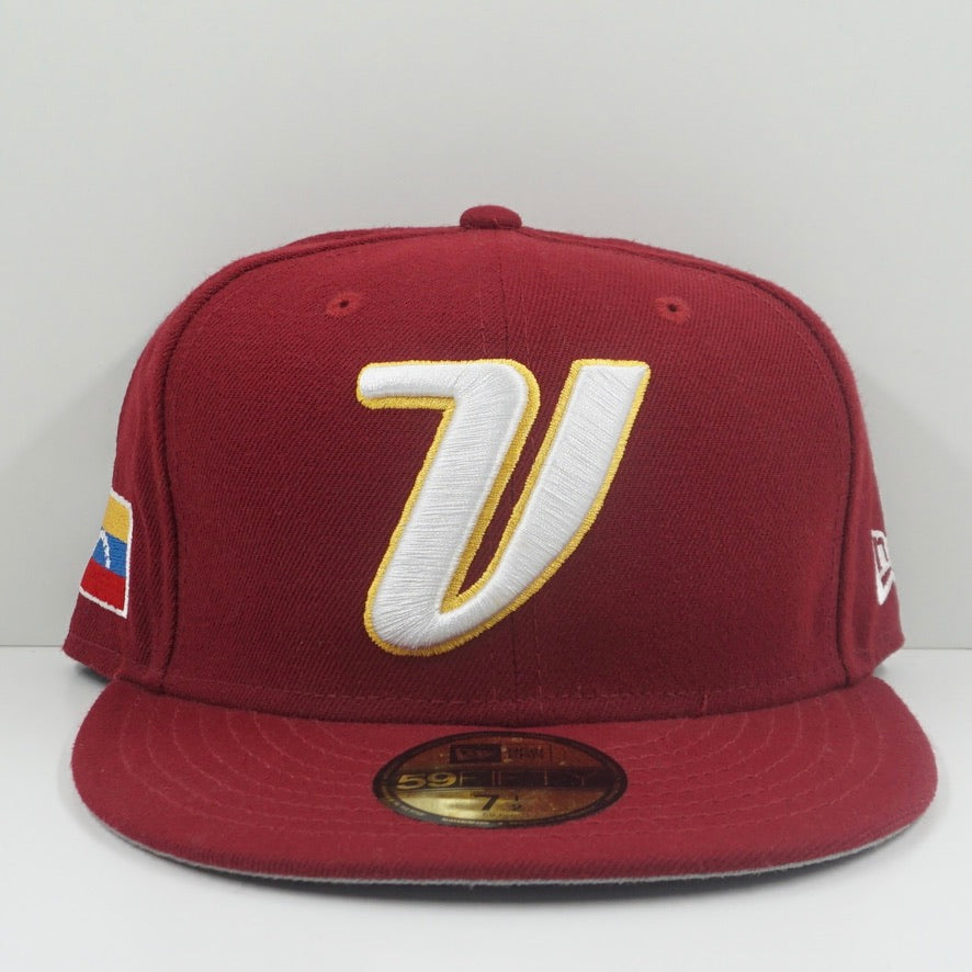 New Era World Baseball Classic Venezuela Maroon Fitted Cap