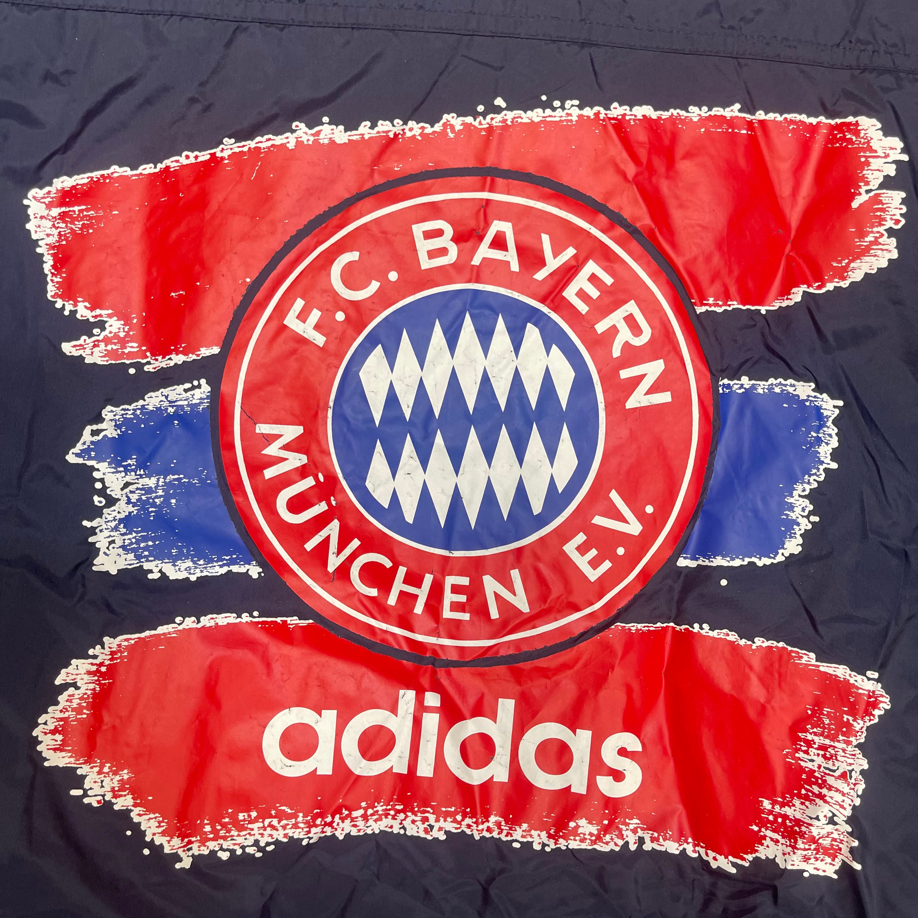 Vintage Adidas Bayern Munchen Coach Football Jacket