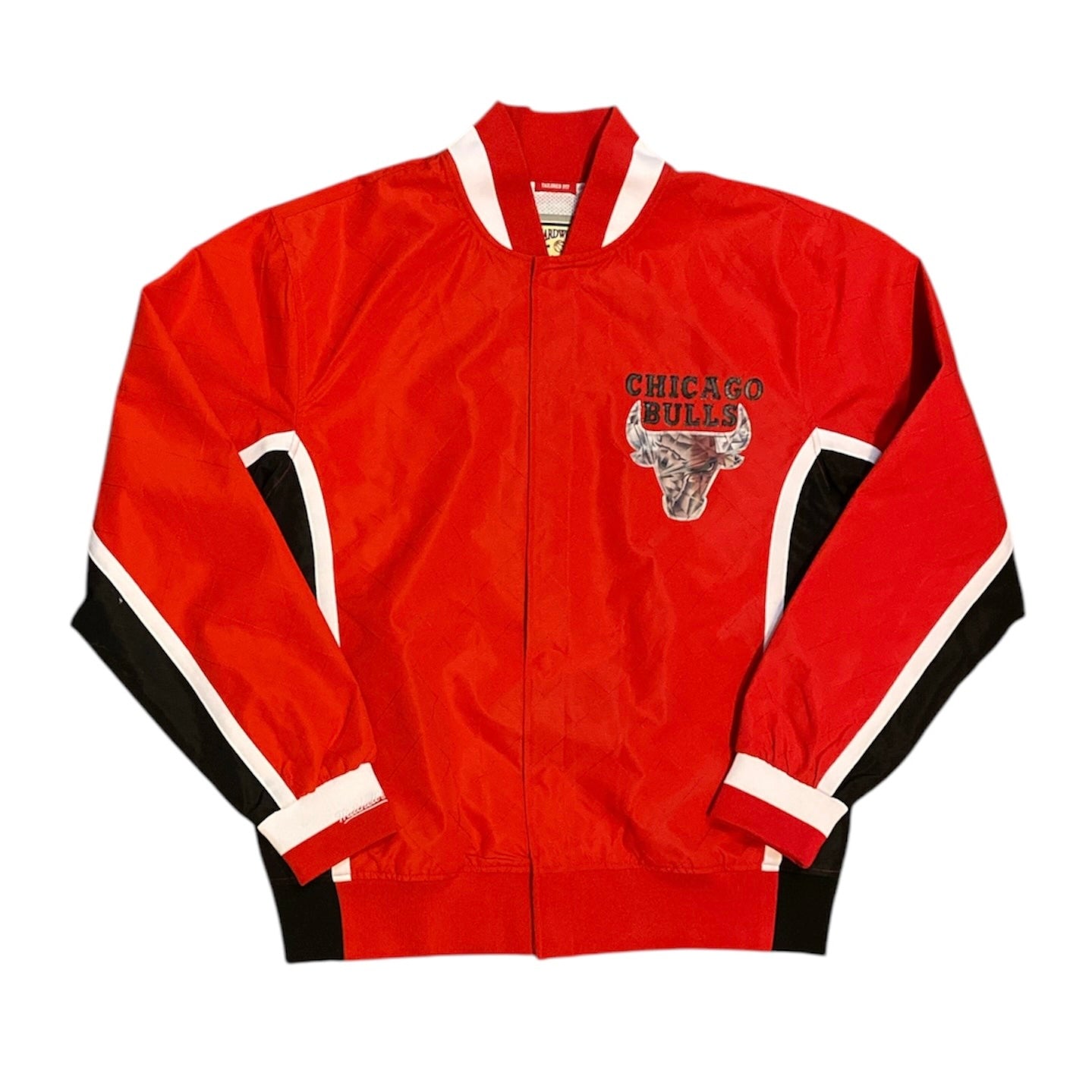 Mitchell & Ness Hardwood Classic Chicago Bulls 75th Anniversary Warm Up Jacket