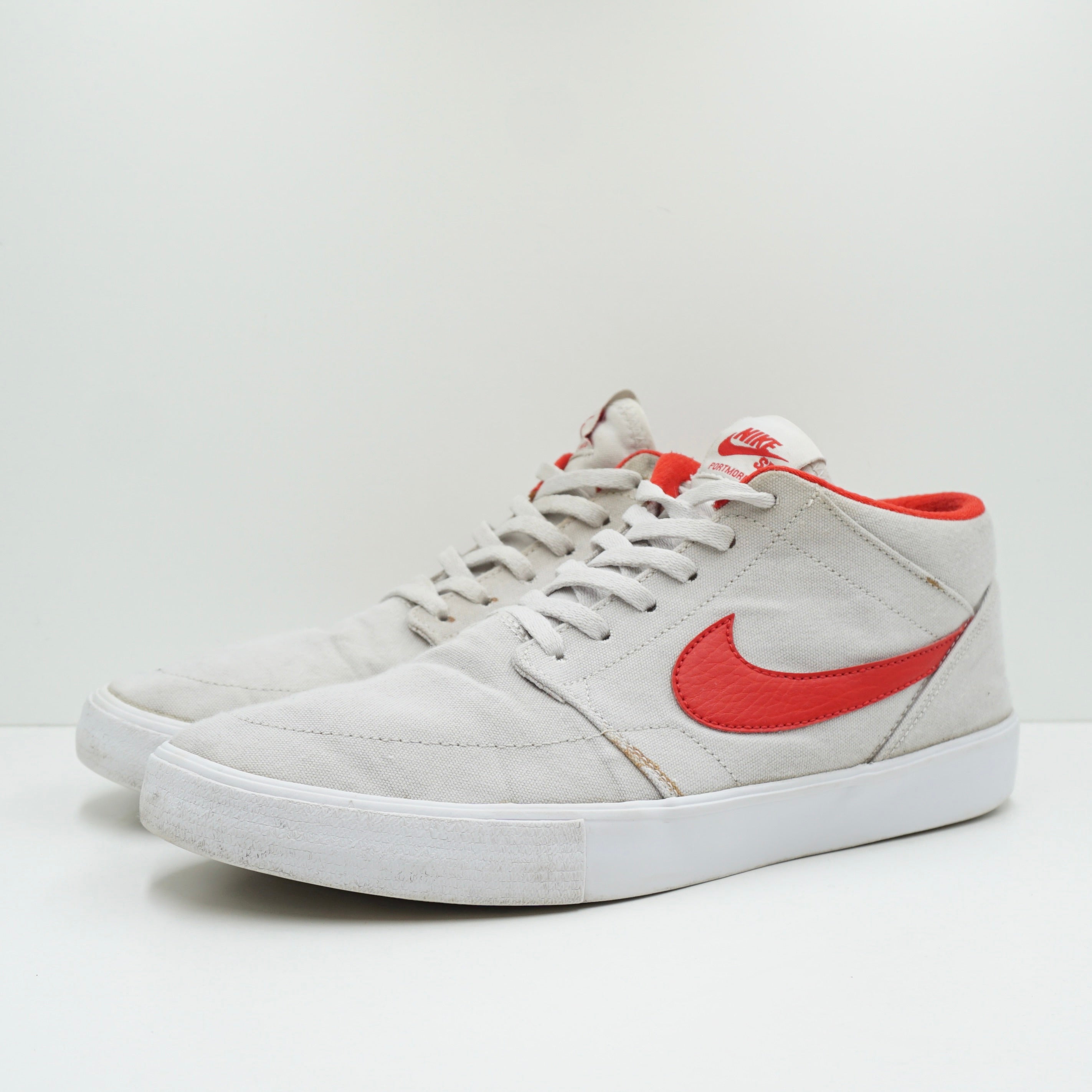 Nike Portmore SB Mid Grey Red Solarsoft