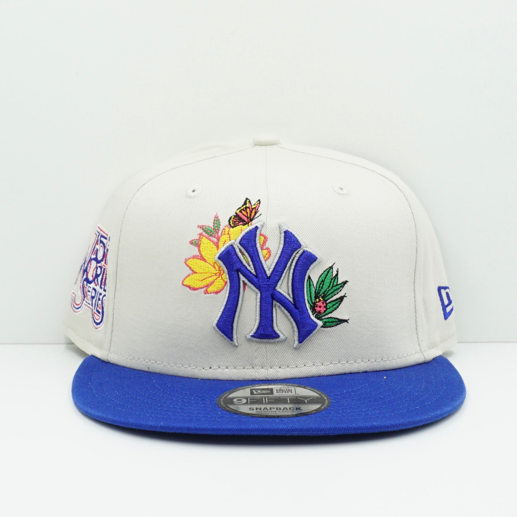 New Era New York Yankees Cream Blue Snapback Cap