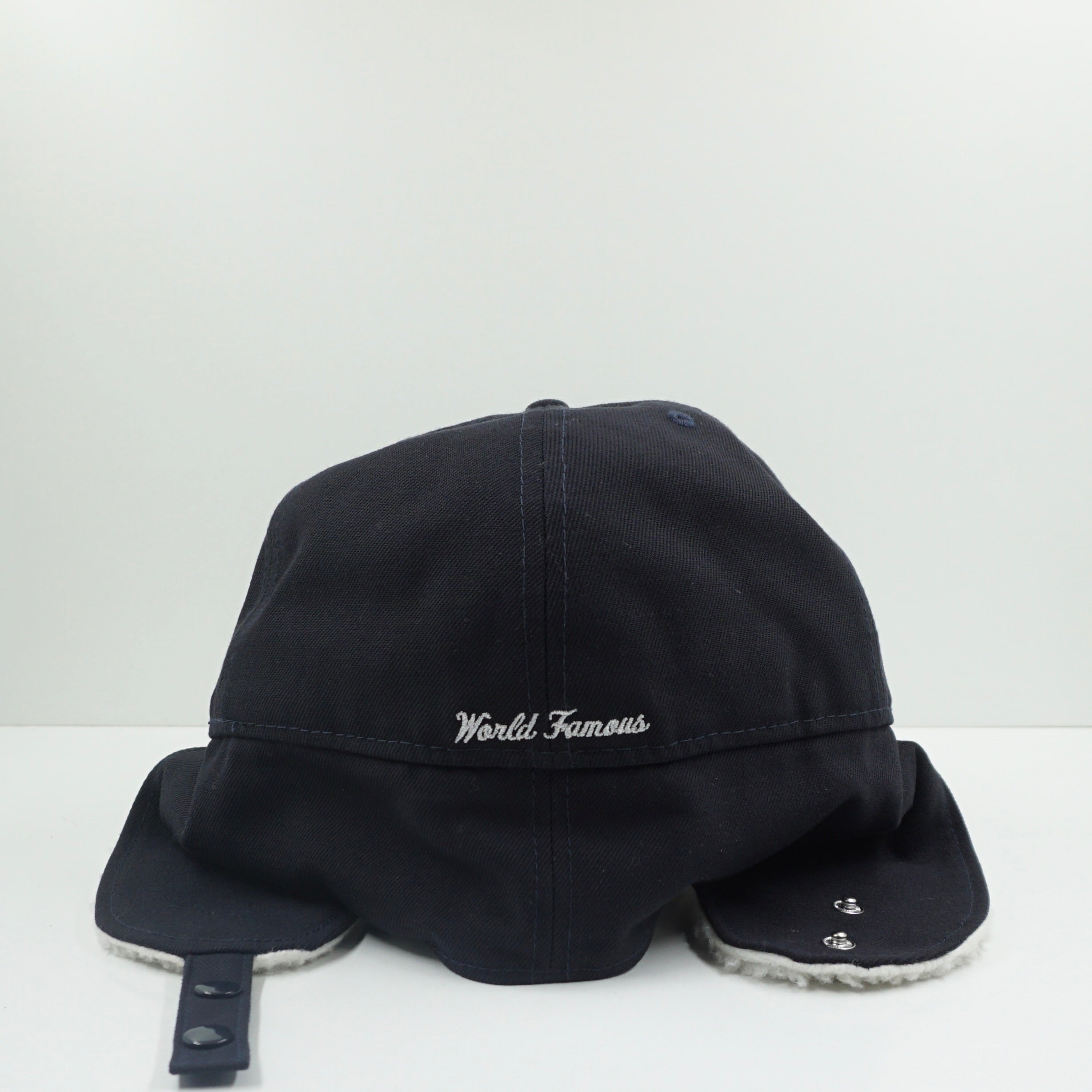 Supreme FW21 New Era Earflap Box Logo Black Fitted Cap