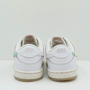 Nike Dunk Low SE Rainbow Lace Swoosh White Toddler