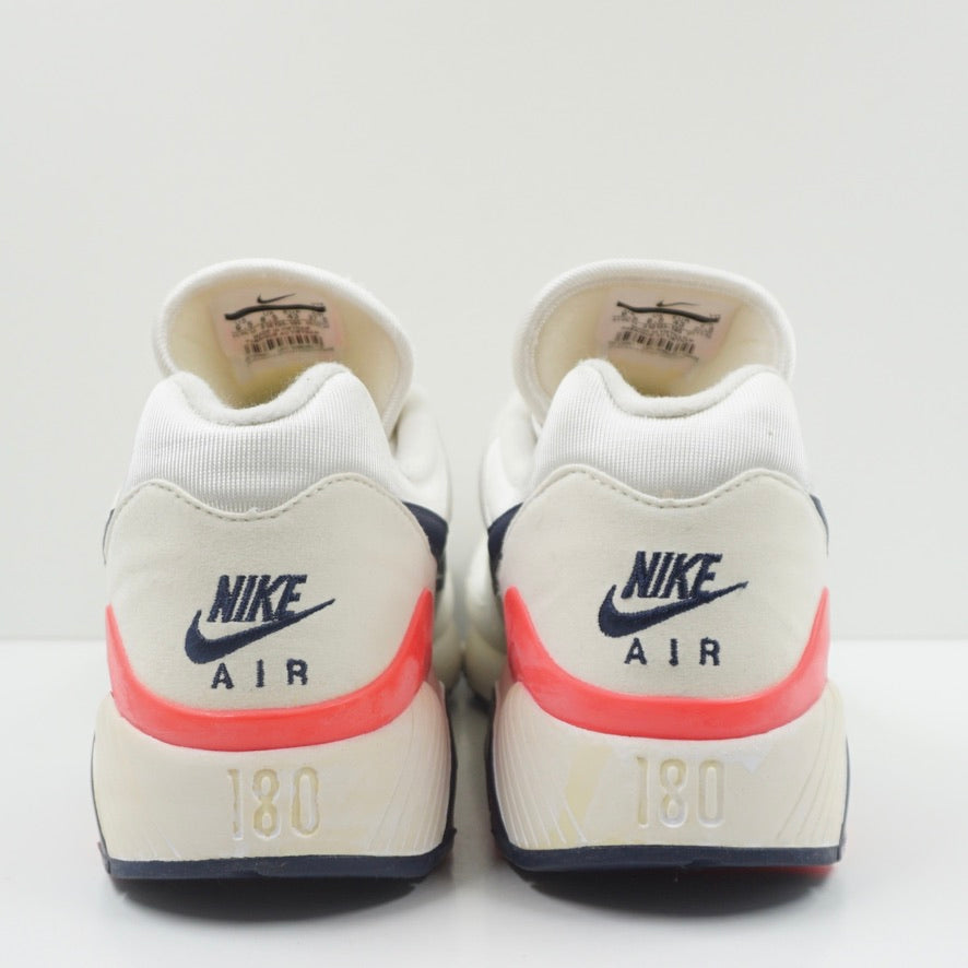 Nike Air Max 180 White Midnight Navy Solar Red (2010)