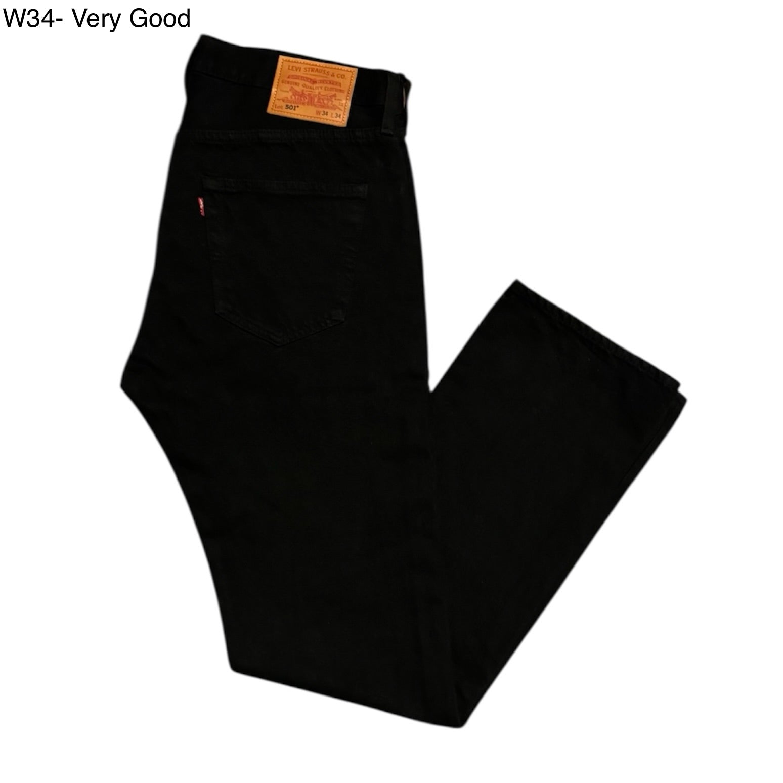 Levis 501 Original Black Jeans