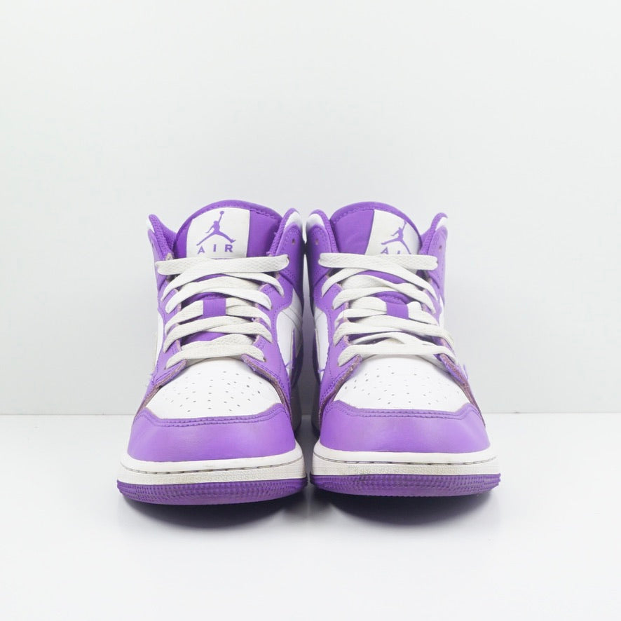Jordan 1 Mid Purple Venom (GS)