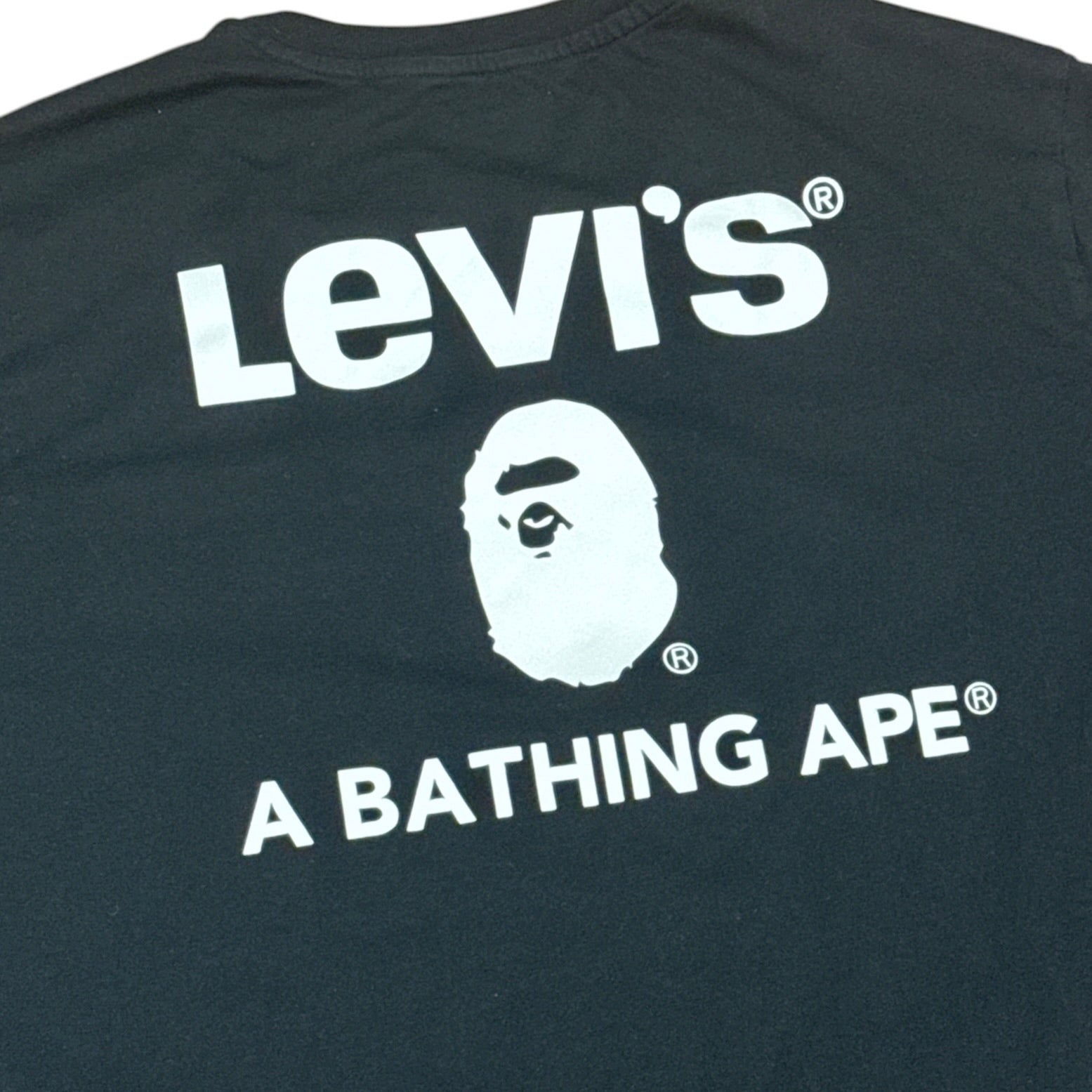 A Bathing Ape x Levi's SS21 Black Tshirt