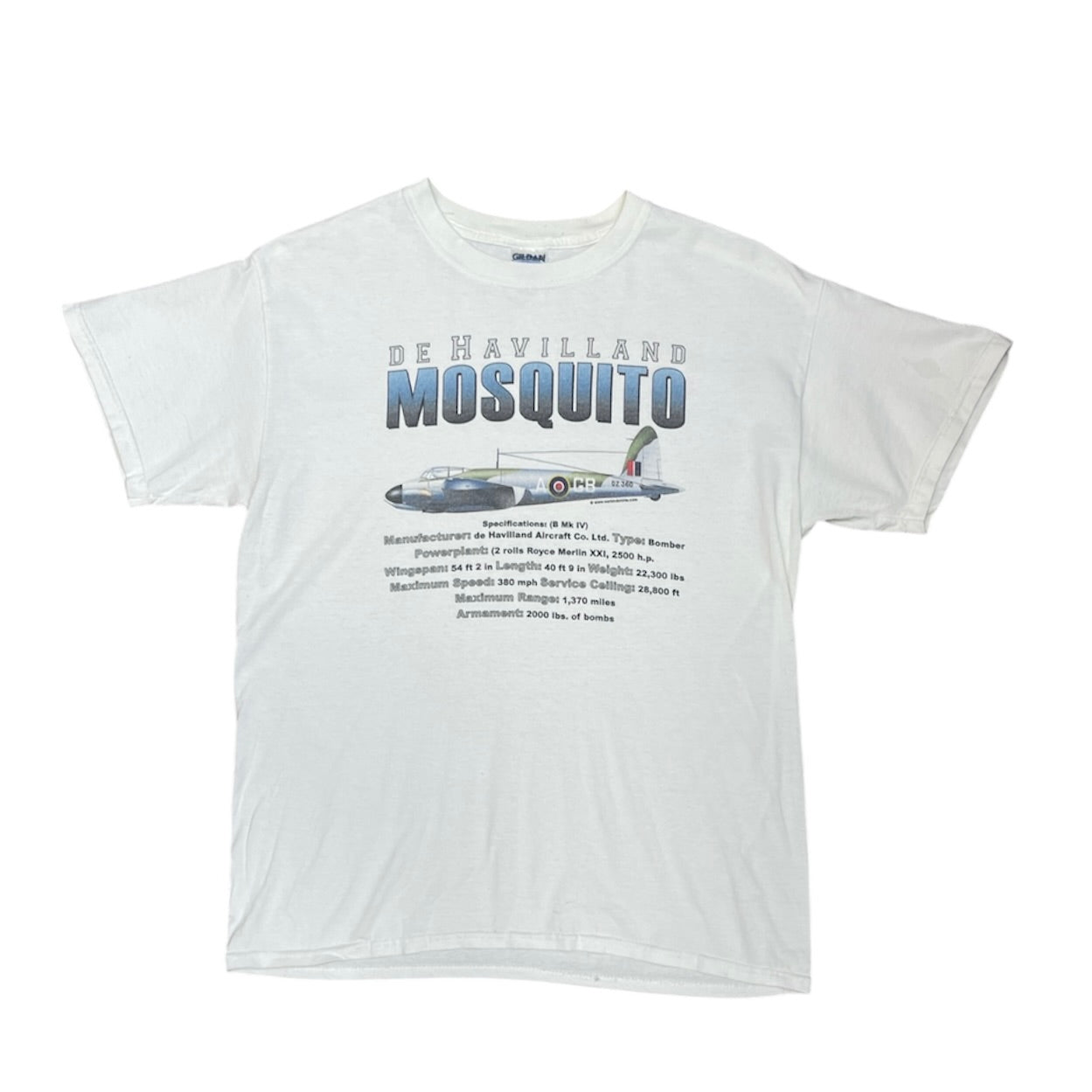 Gildan Mosquito Plane Tshirt