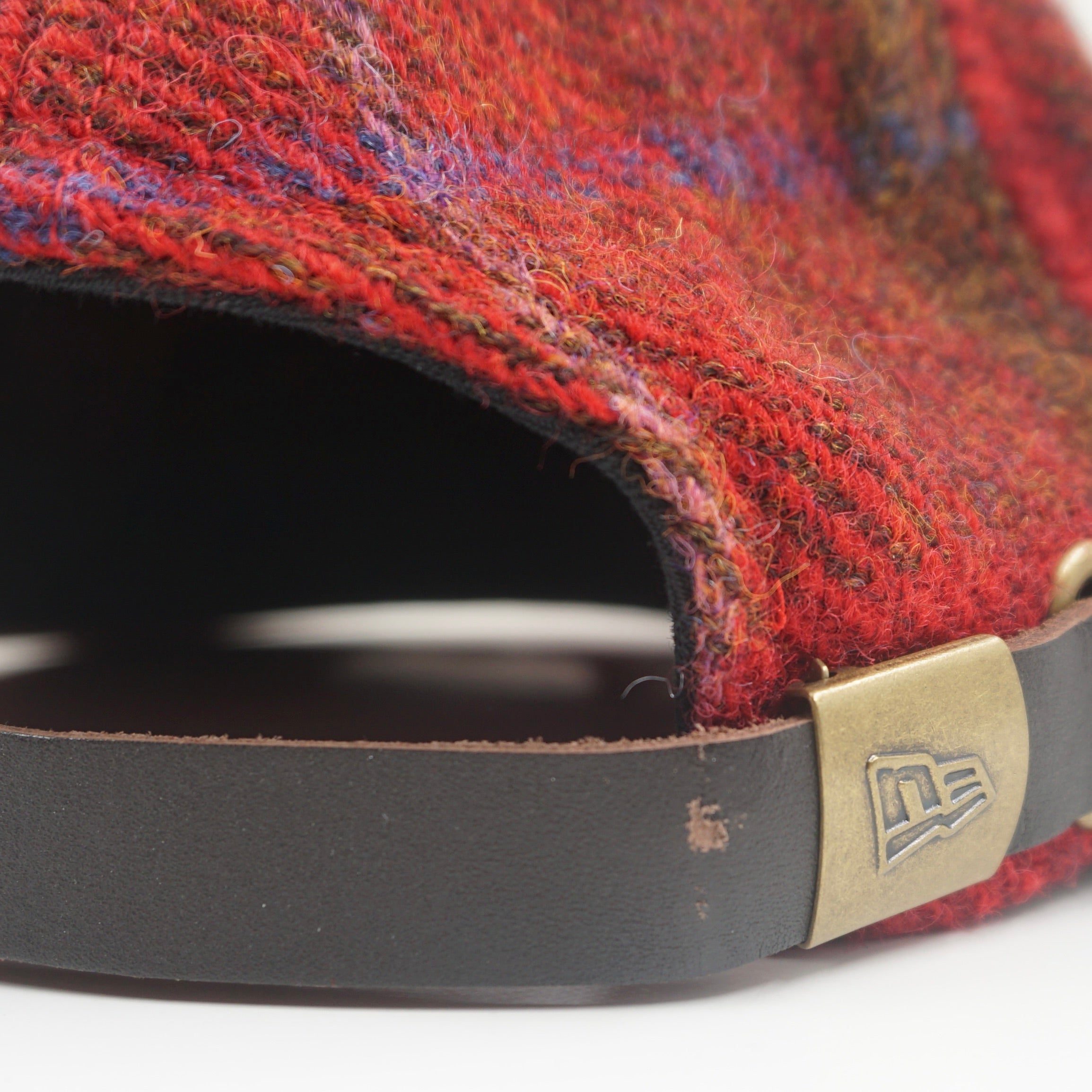 New Era Harris Tweed Red Adjustable Cap