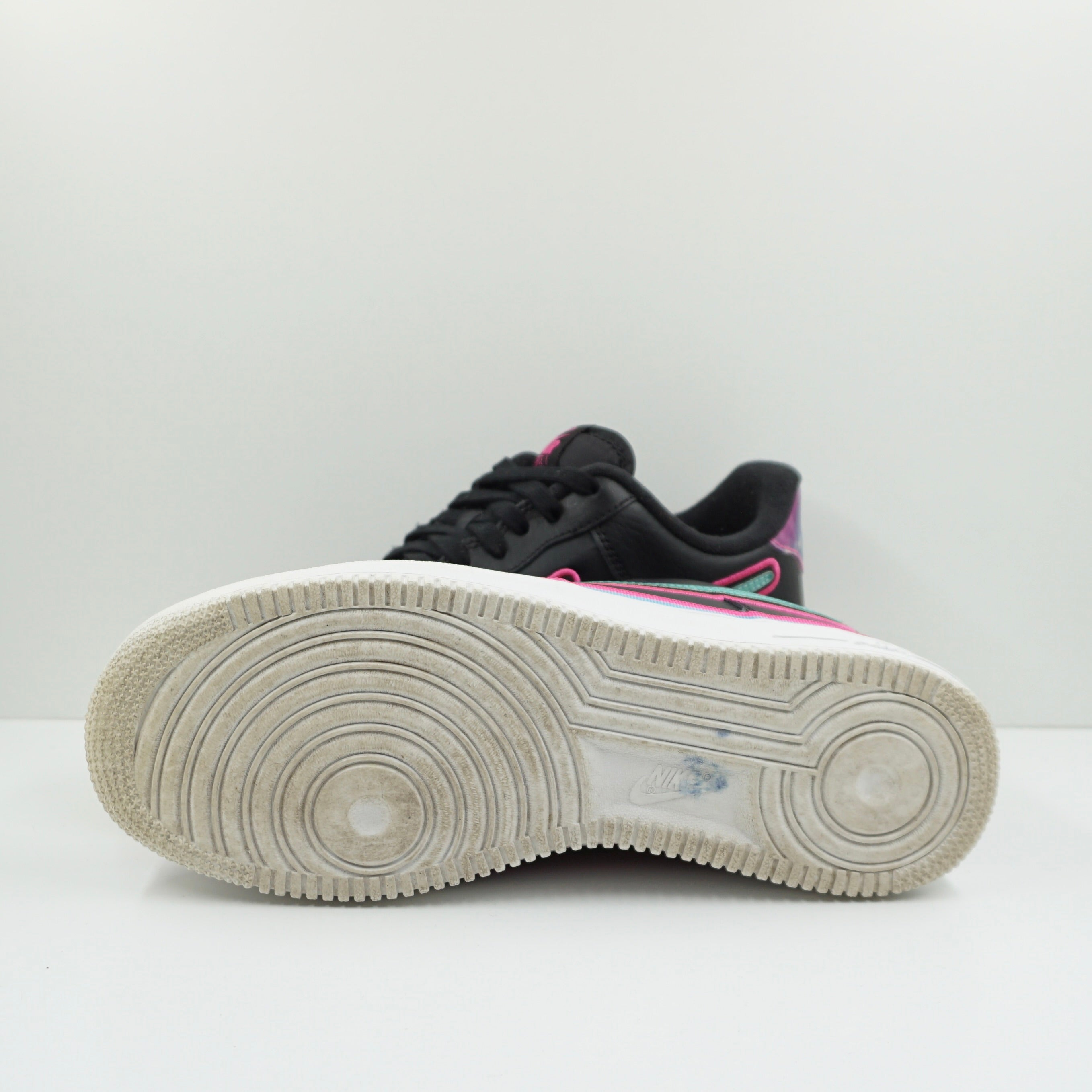 Nike Air Force 1 Low Sport NBA Black Blue Gale Laser Fuchsia