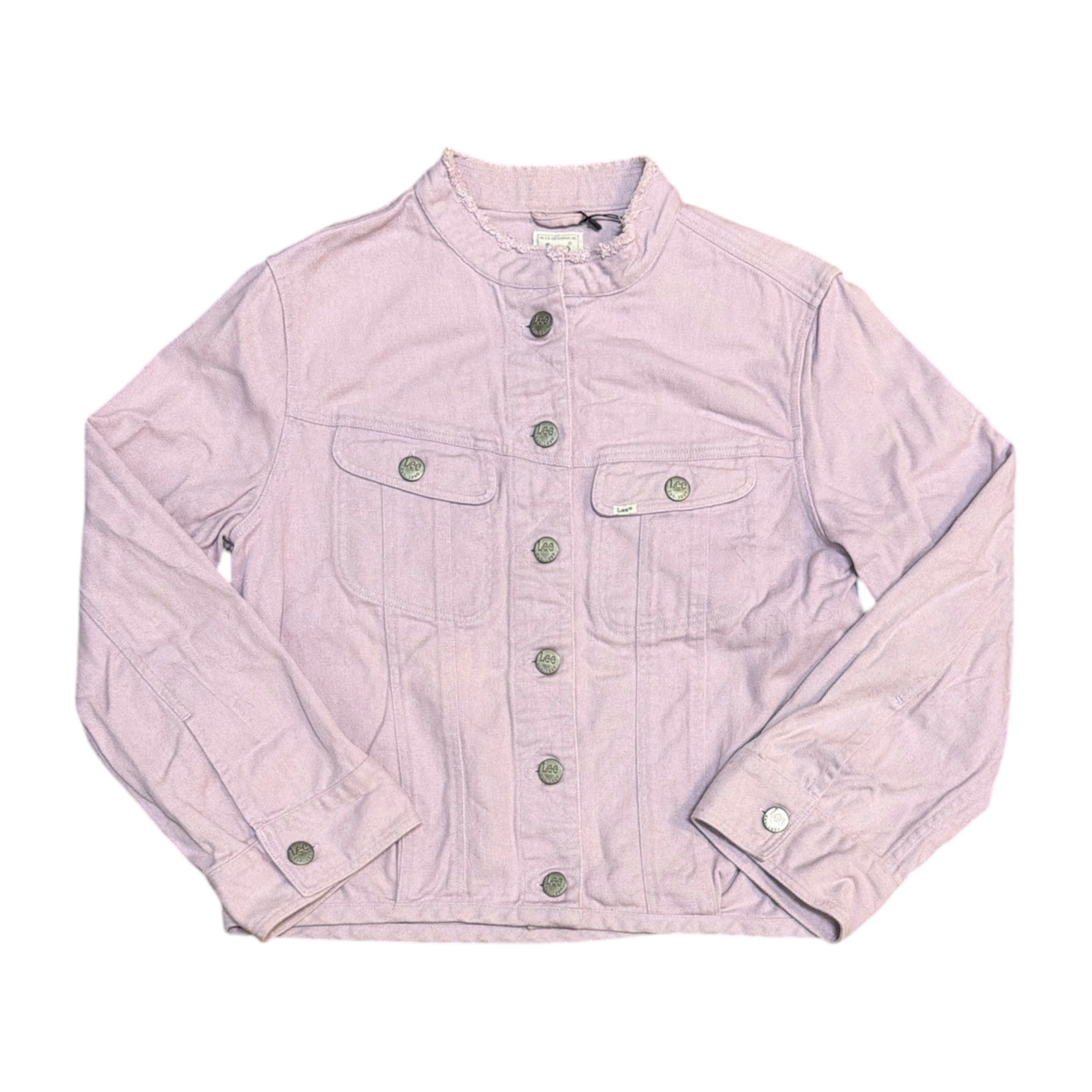 Lee Kansas Bell Sleeve Rider Pink Jean Jacket (W)