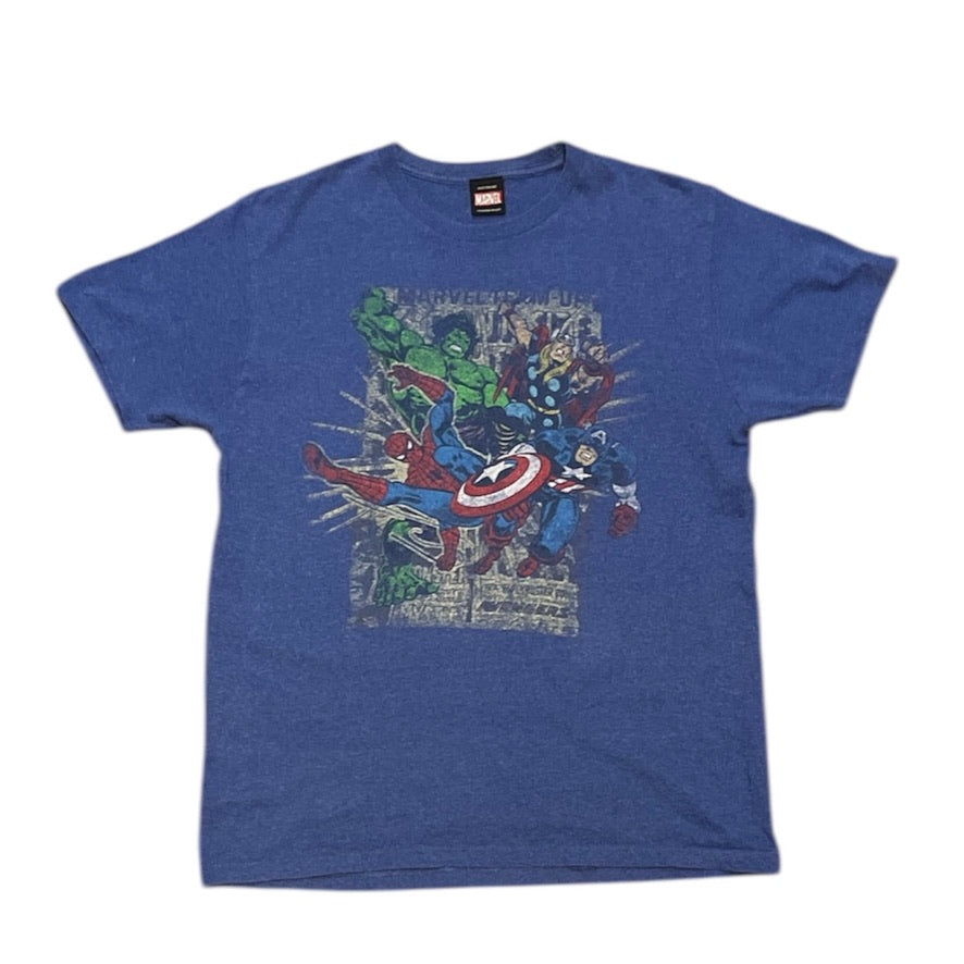 Marvel Team Up Blue Tshirt
