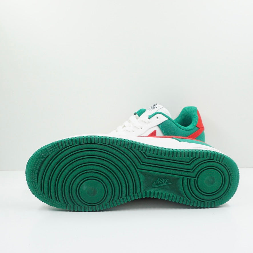 Nike Air Force 1 By You White Red Green