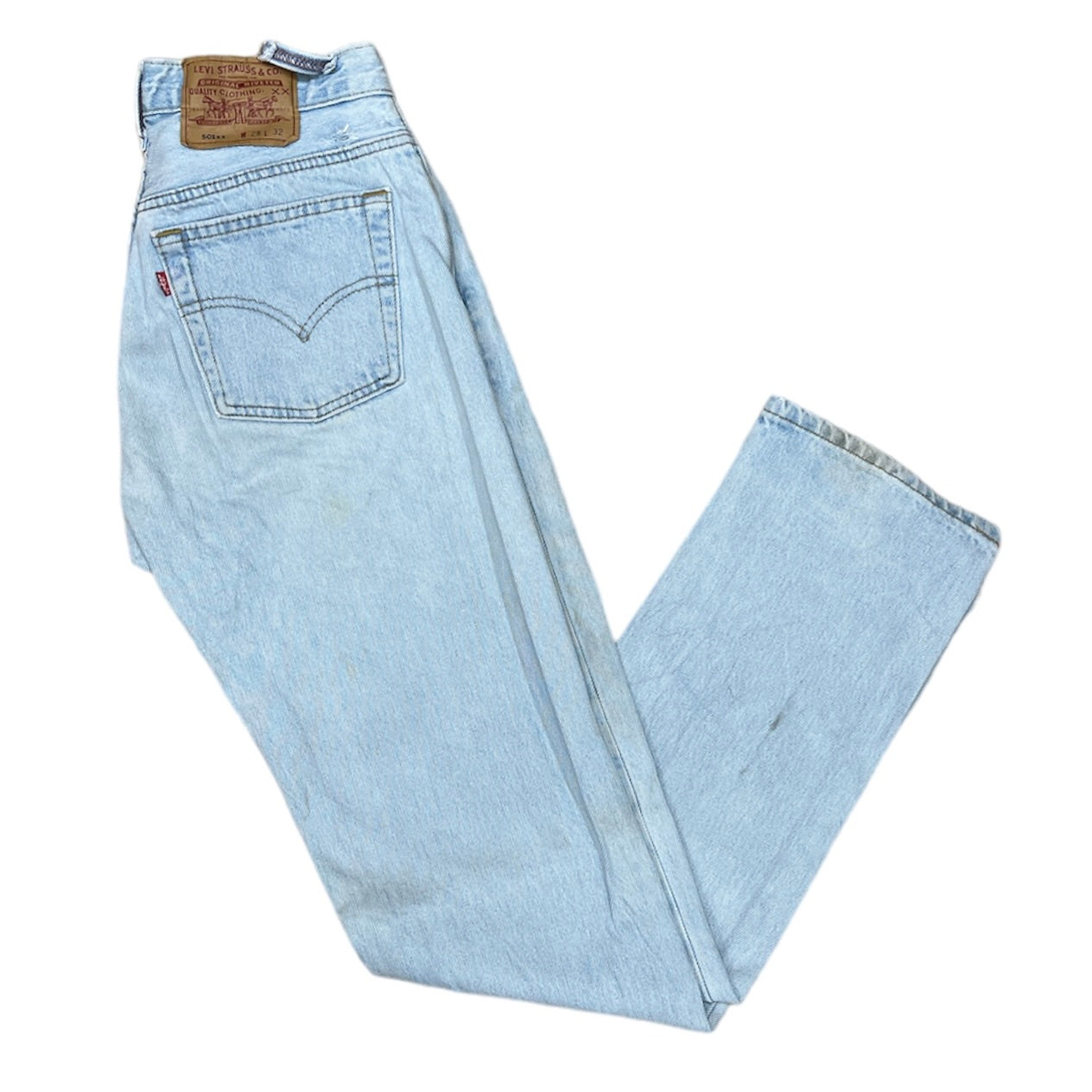 Vintage Levis 501 Light Blue Jeans (W28/32)