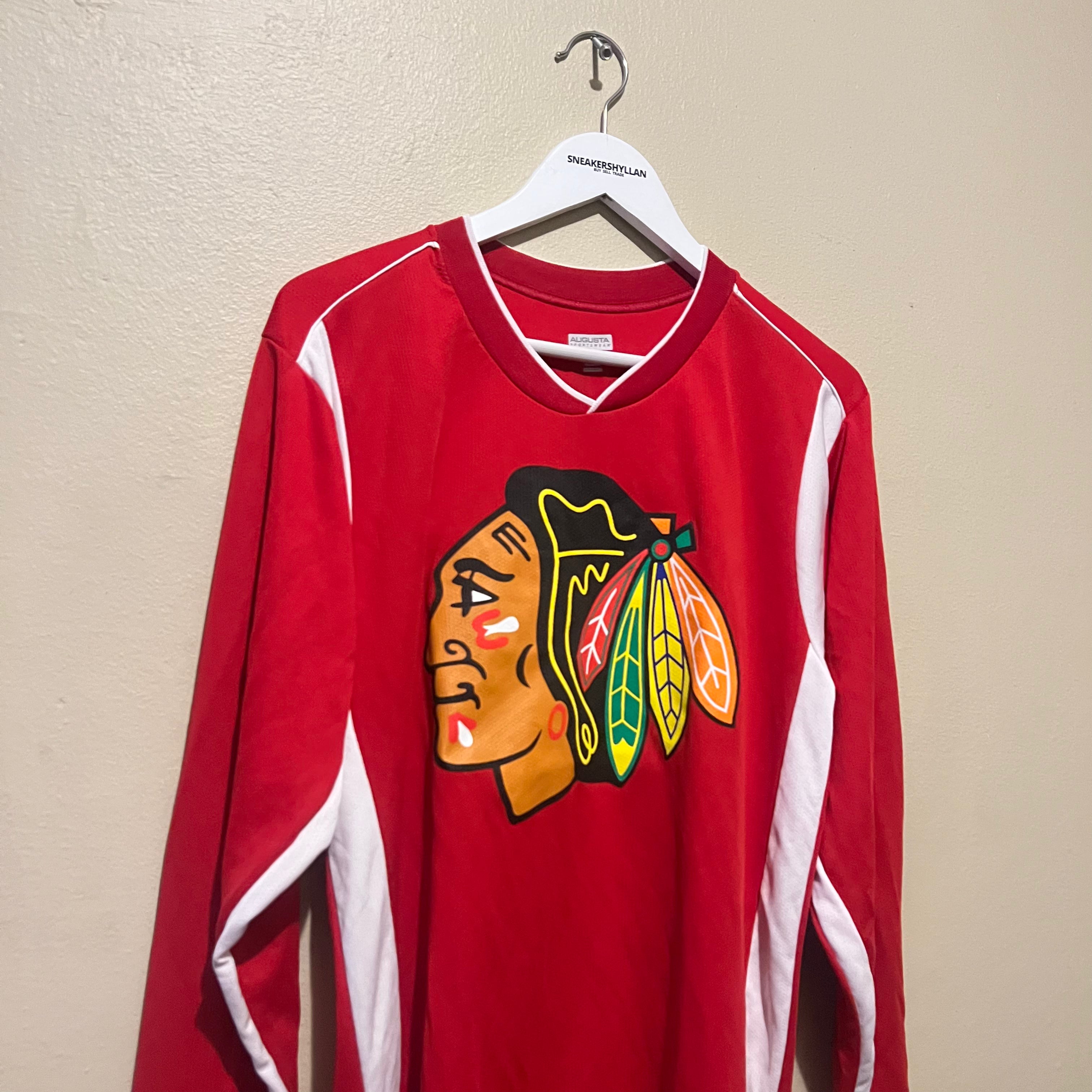 Augusta Chicago Blackhawks Kane #88 Hockey Long Sleeve Shirt
