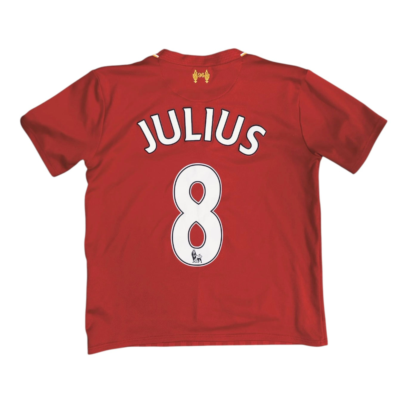 New Balance Liverpool 2015/2016 Julius #8 Football Jersey (Youth)