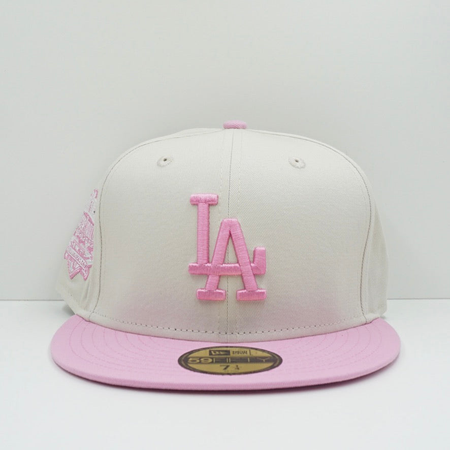 New Era Los Angeles Dodgers Beige Crown Fitted Cap