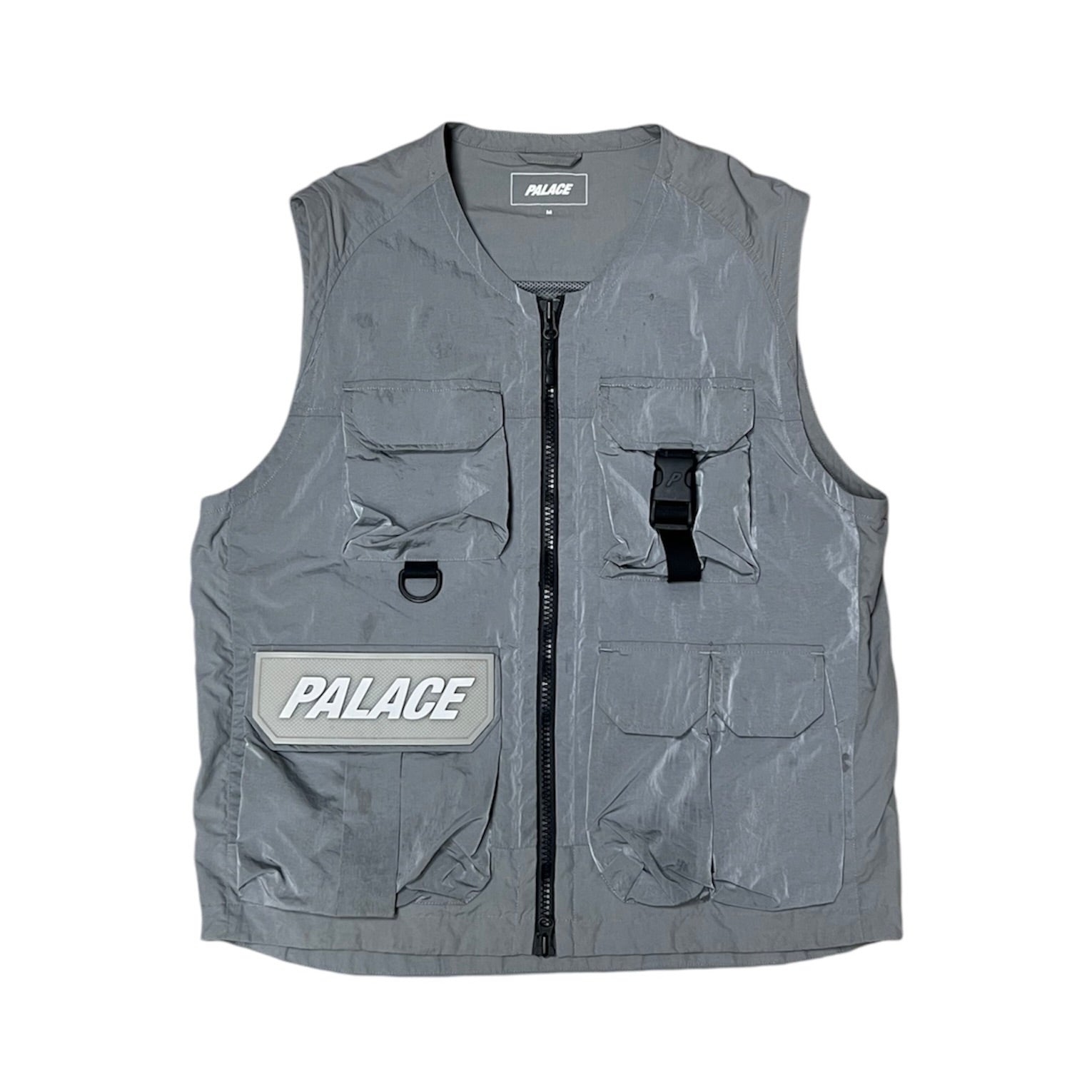Palace Utility Iridescent Jacket + Vest Grey