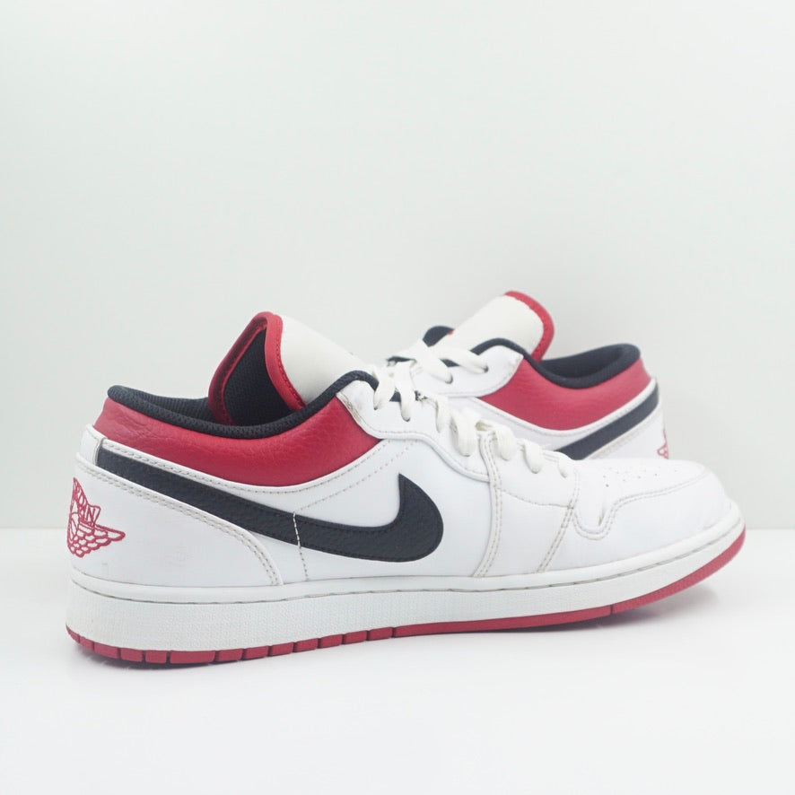 Jordan 1 Low White University Red
